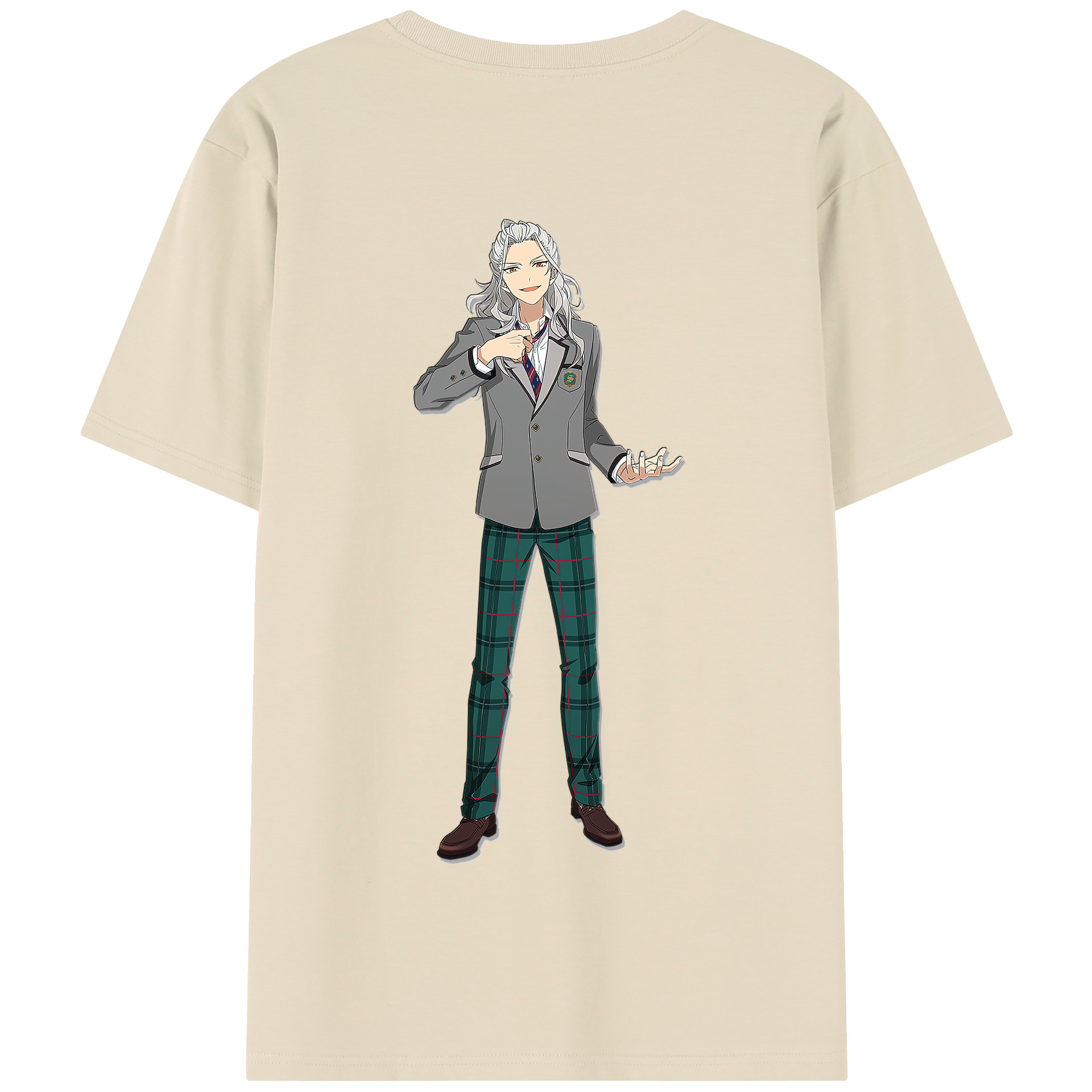 （画像用） あんさんぶるスターズ! Ensemble Stars 綿100％半袖Tシャツ（背面プリント）