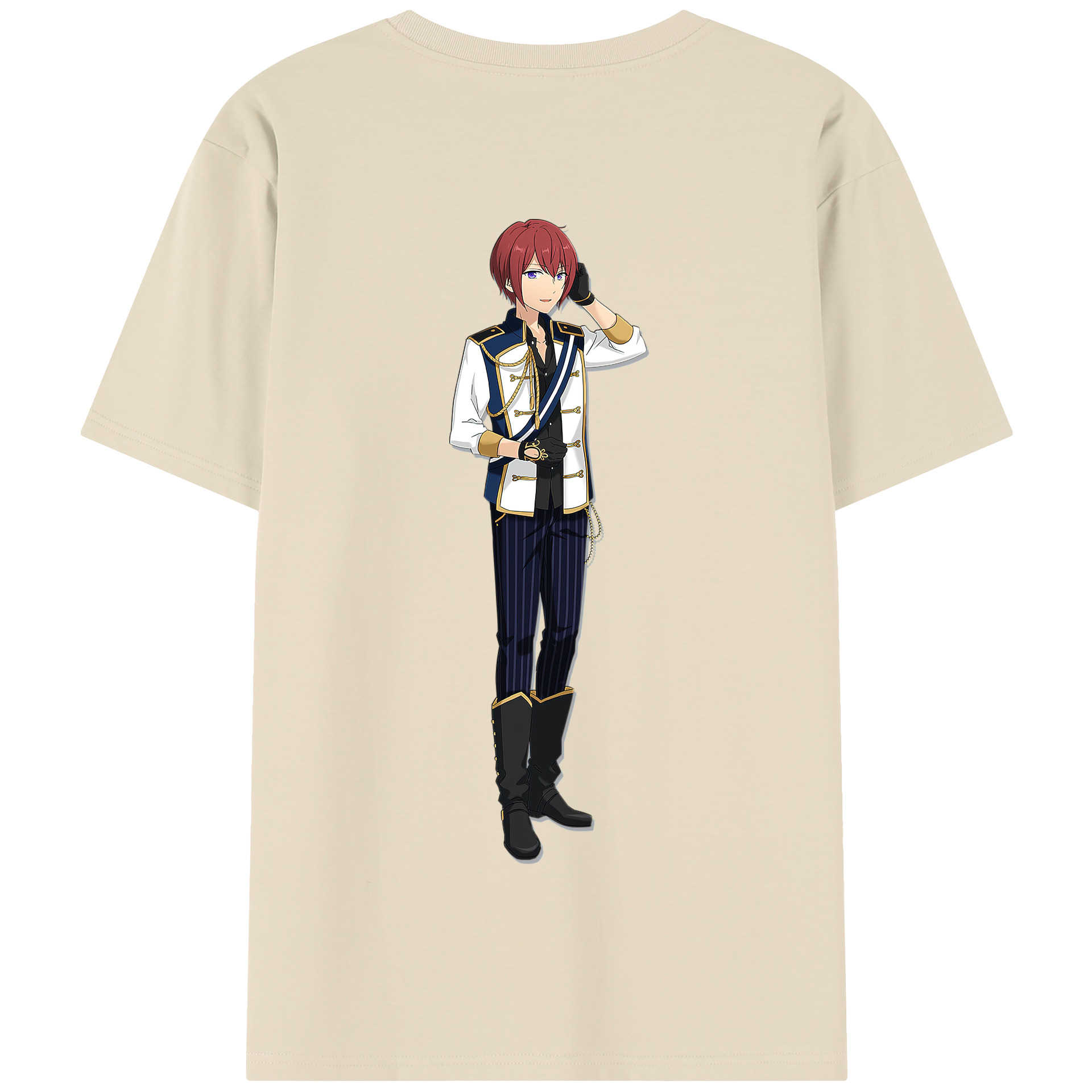 （画像用） あんさんぶるスターズ! Ensemble Stars 綿100％半袖Tシャツ（背面プリント）