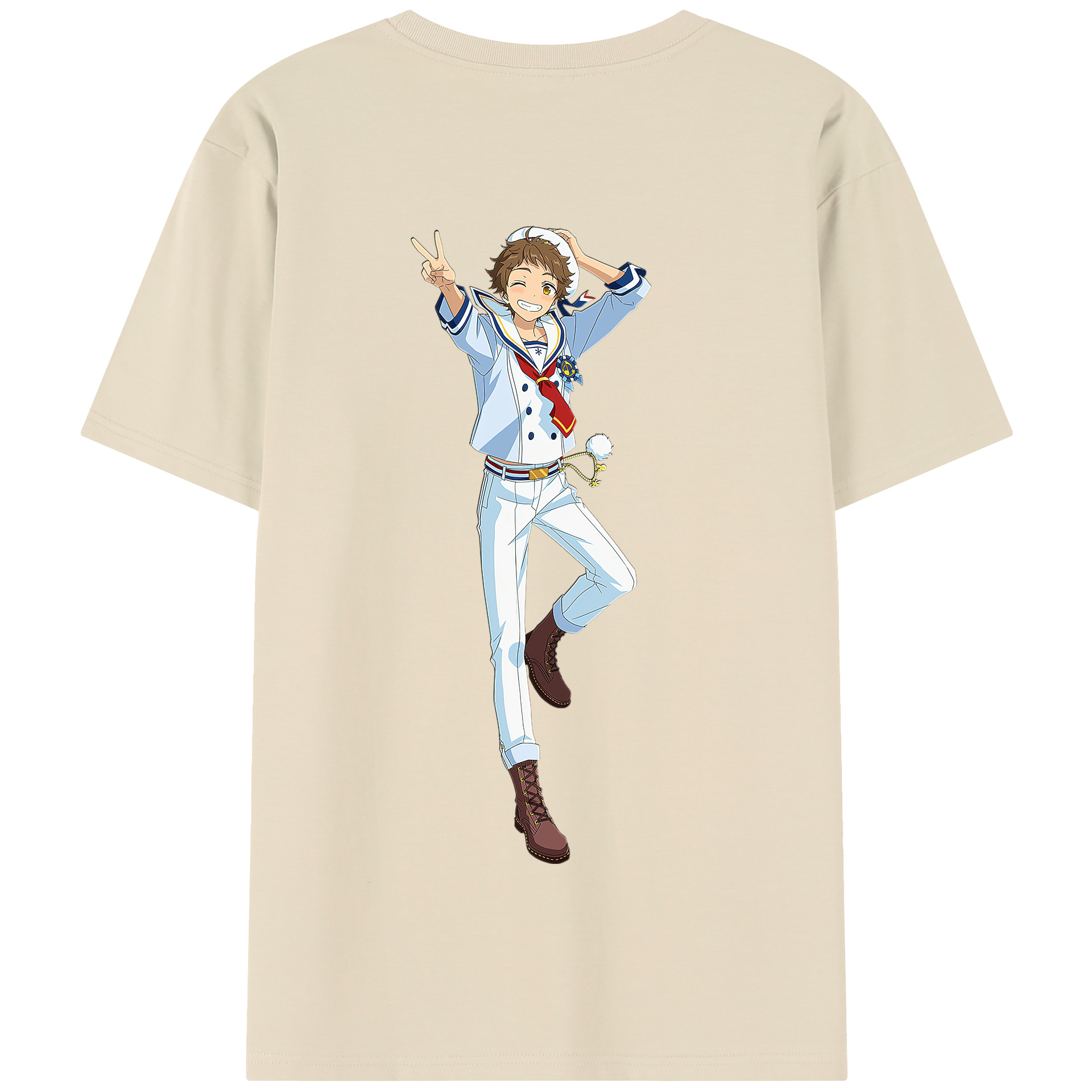 （画像用） あんさんぶるスターズ! Ensemble Stars 綿100％半袖Tシャツ（背面プリント）