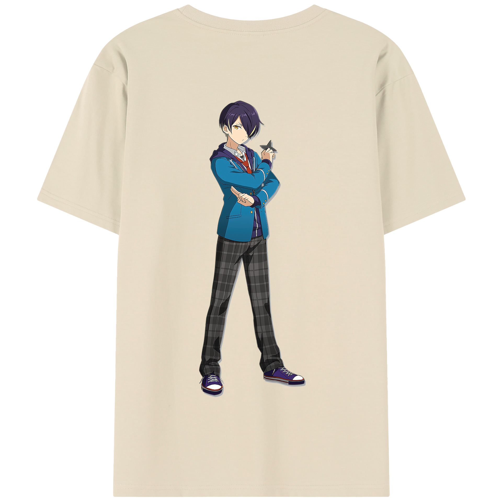 （画像用） あんさんぶるスターズ! Ensemble Stars 綿100％半袖Tシャツ（背面プリント）