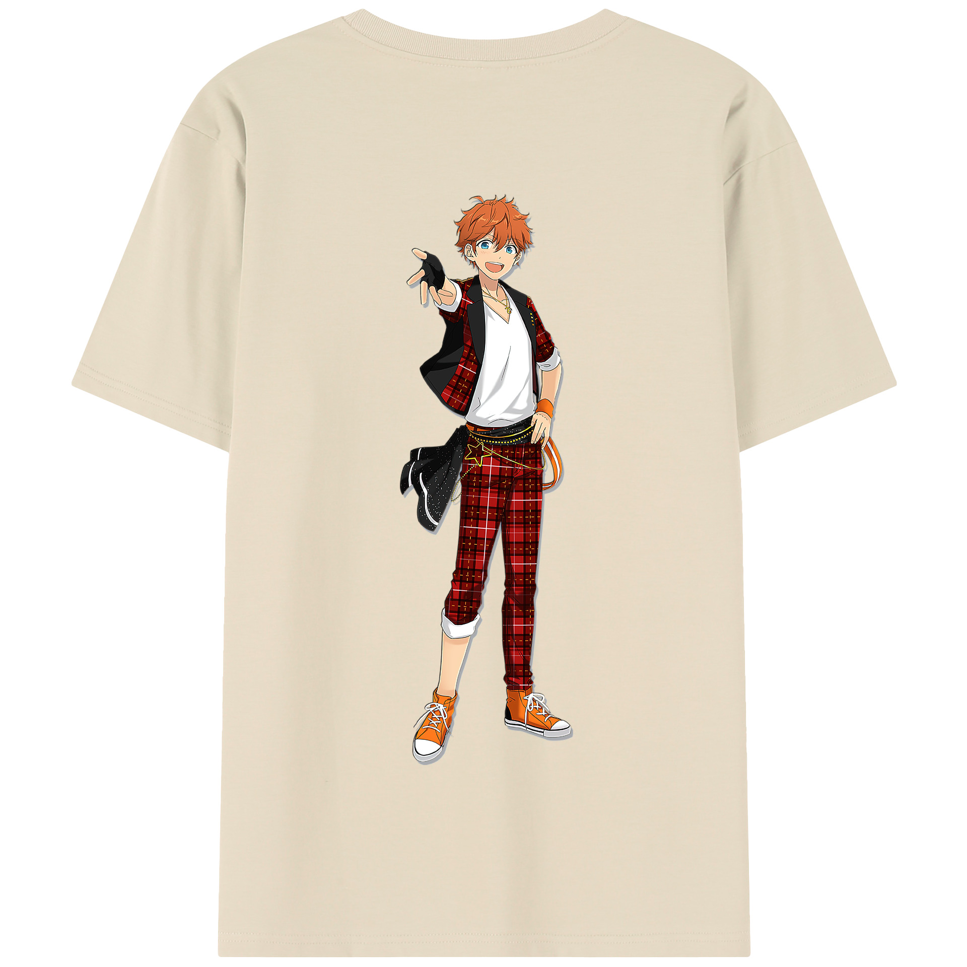 （画像用） あんさんぶるスターズ! Ensemble Stars 綿100％半袖Tシャツ（背面プリント）