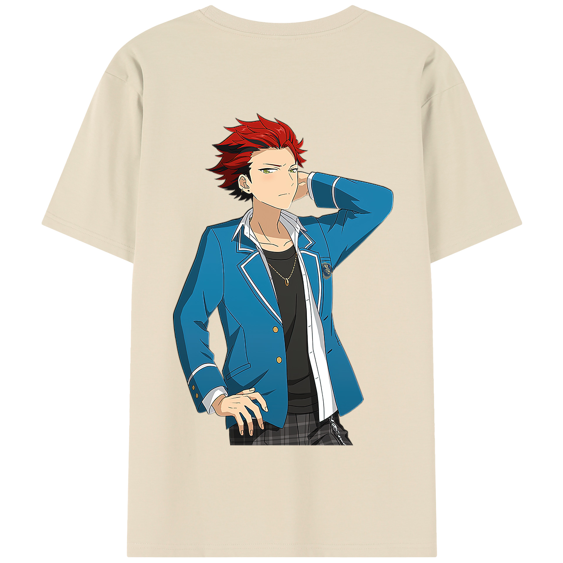 （画像用） あんさんぶるスターズ! Ensemble Stars 綿100％半袖Tシャツ（背面プリント）