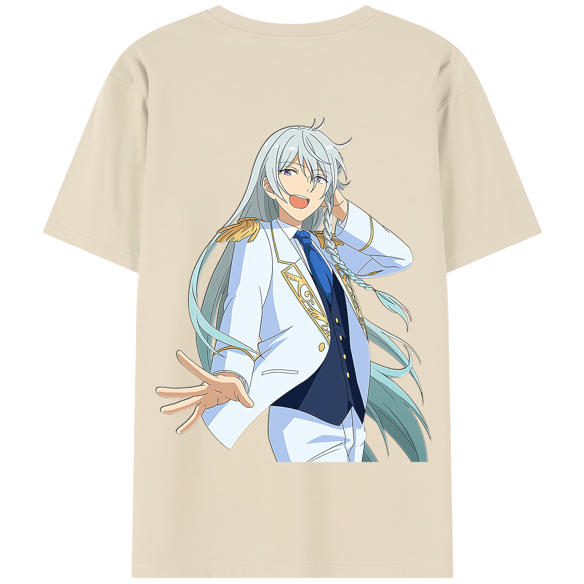 （画像用） あんさんぶるスターズ! Ensemble Stars 綿100％半袖Tシャツ（背面プリント）