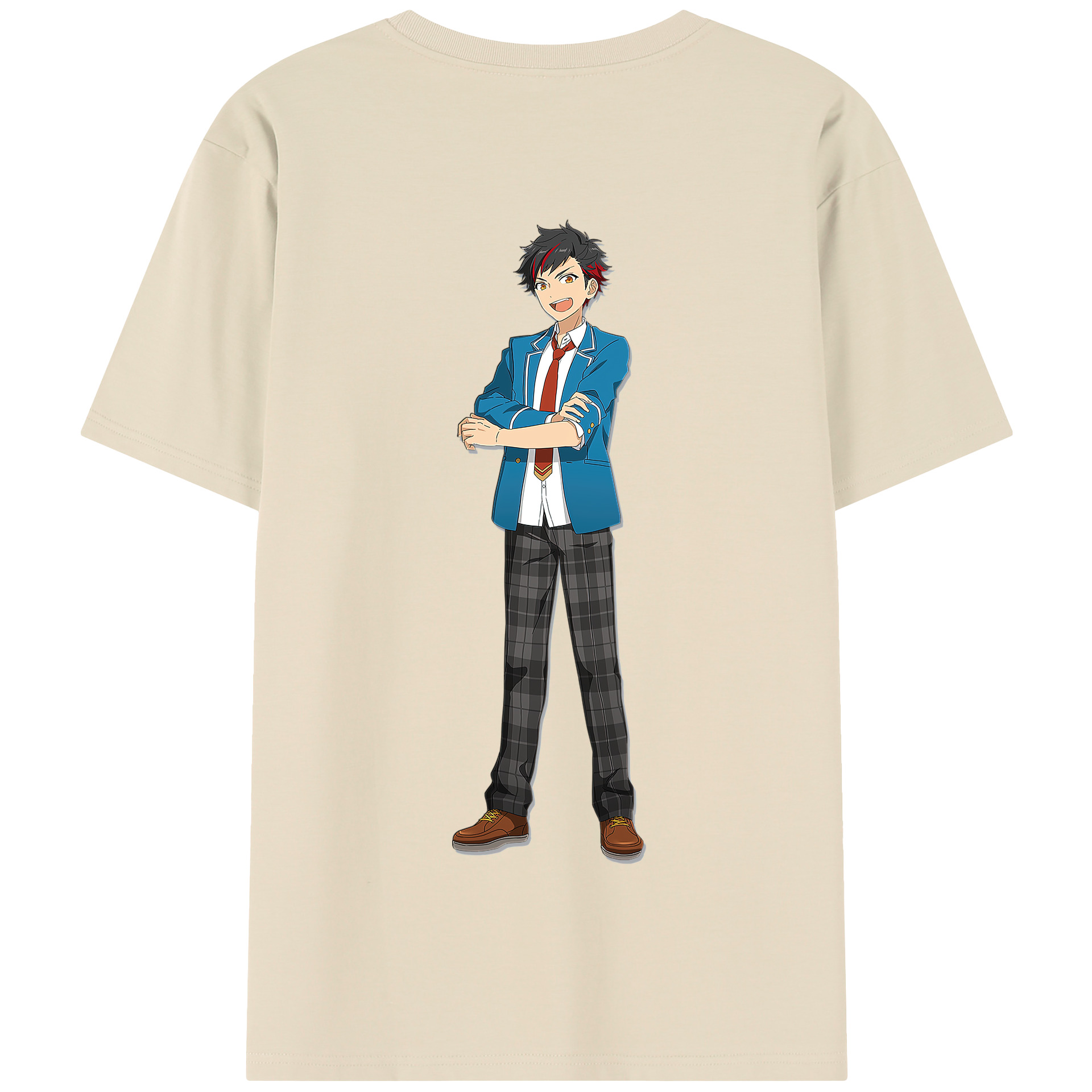 （画像用） あんさんぶるスターズ! Ensemble Stars 綿100％半袖Tシャツ（背面プリント）