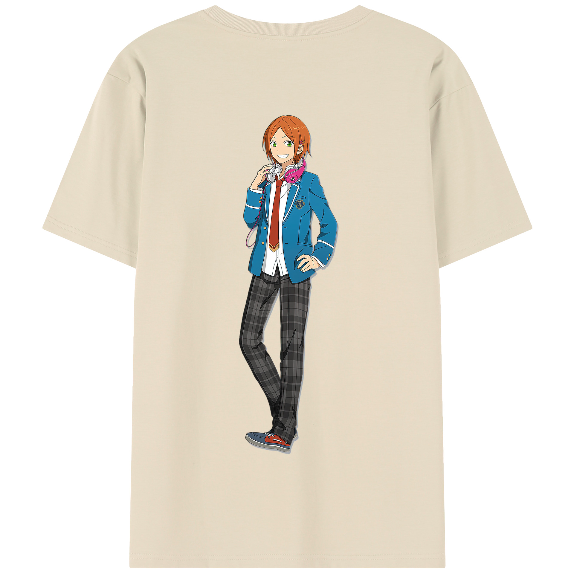 （画像用） あんさんぶるスターズ! Ensemble Stars 綿100％半袖Tシャツ（背面プリント）