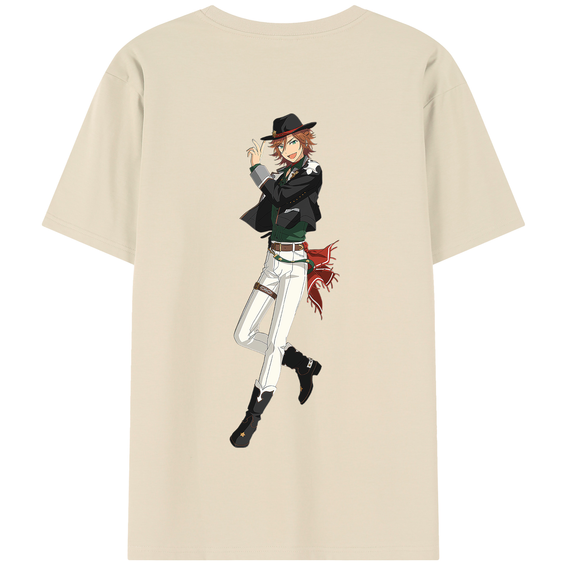 （画像用） あんさんぶるスターズ! Ensemble Stars 綿100％半袖Tシャツ（背面プリント）