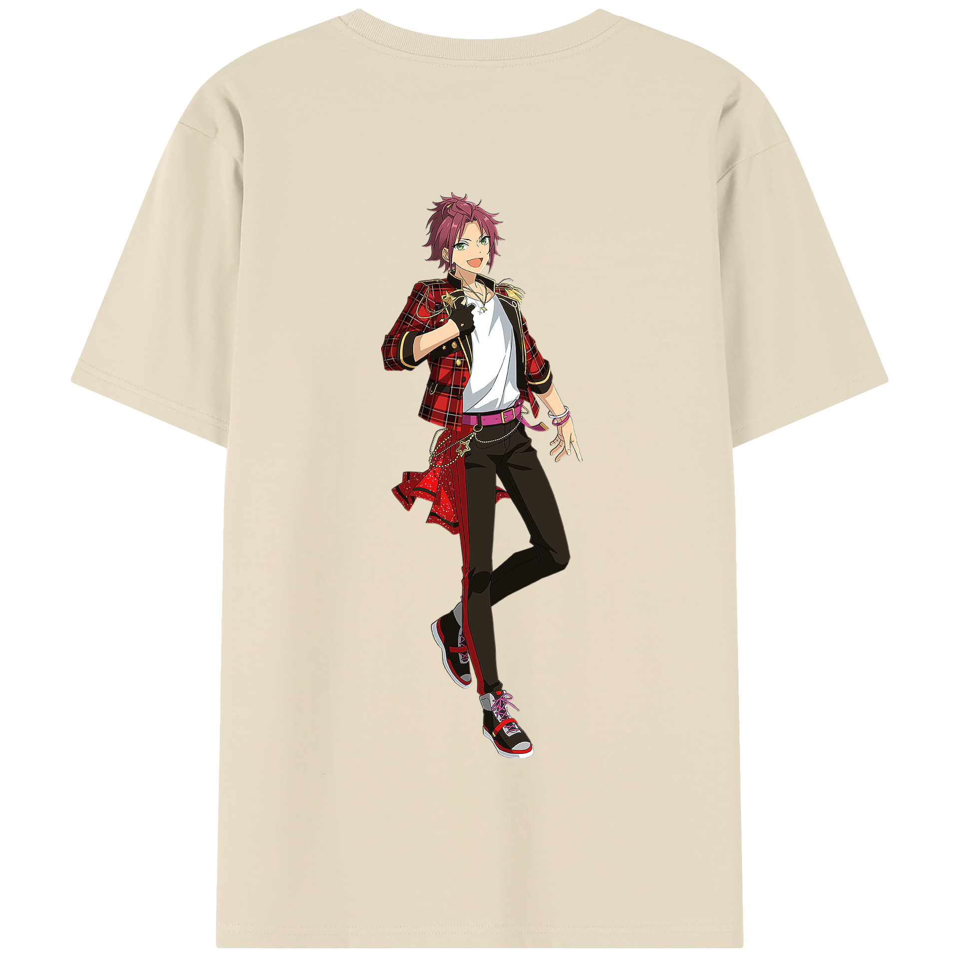 （画像用） あんさんぶるスターズ! Ensemble Stars 綿100％半袖Tシャツ（背面プリント）