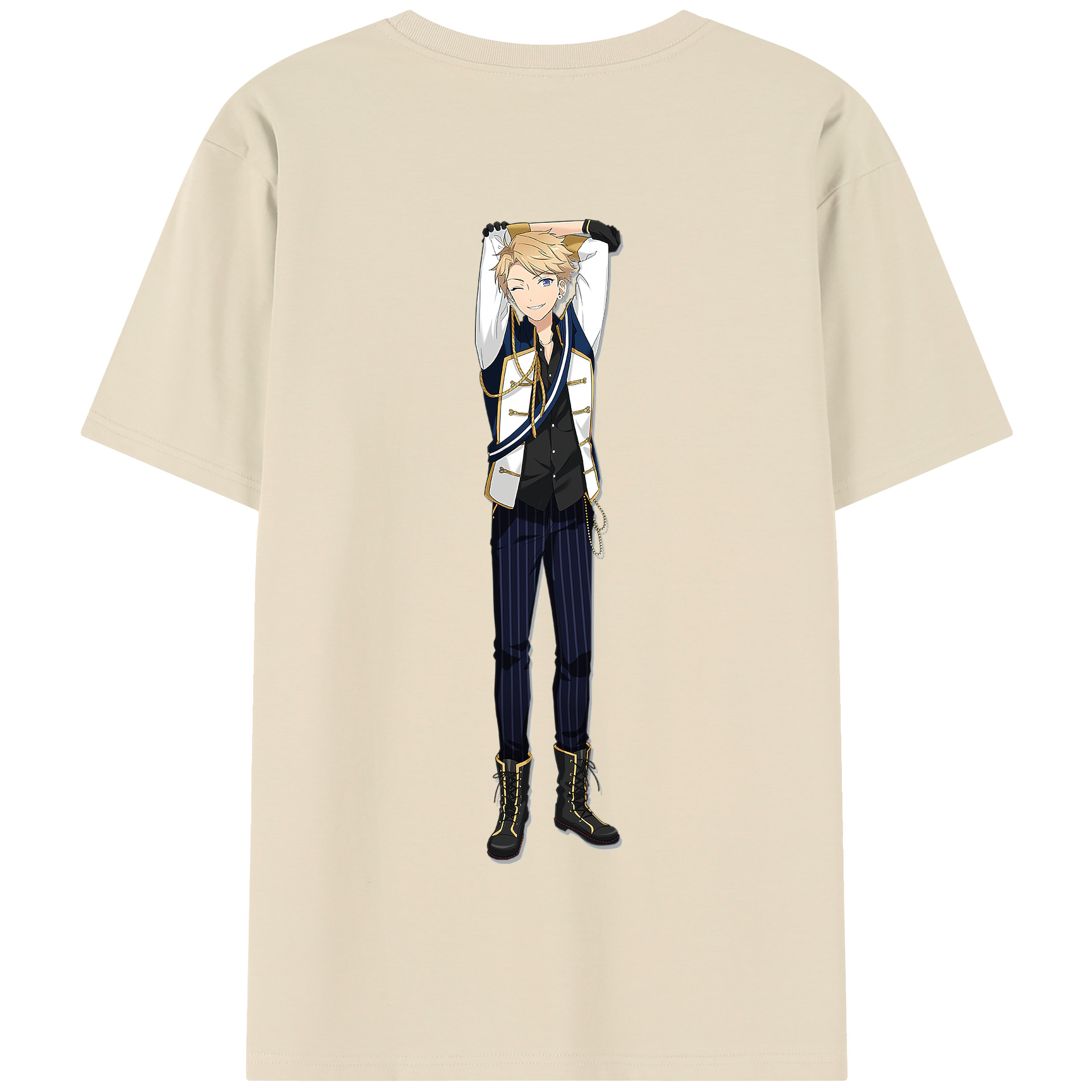 （画像用） あんさんぶるスターズ! Ensemble Stars 綿100％半袖Tシャツ（背面プリント）