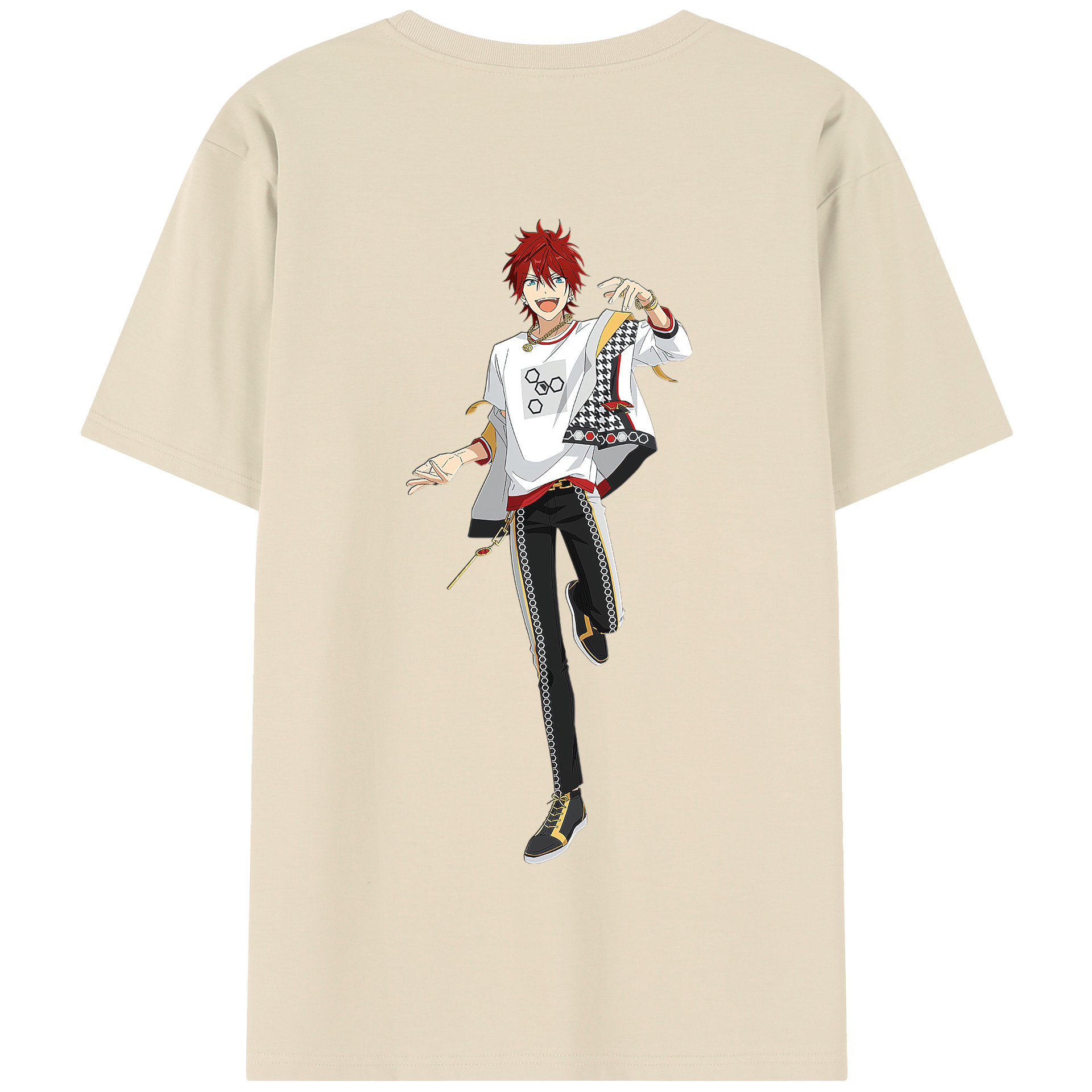 （画像用） あんさんぶるスターズ! Ensemble Stars 綿100％半袖Tシャツ（背面プリント）
