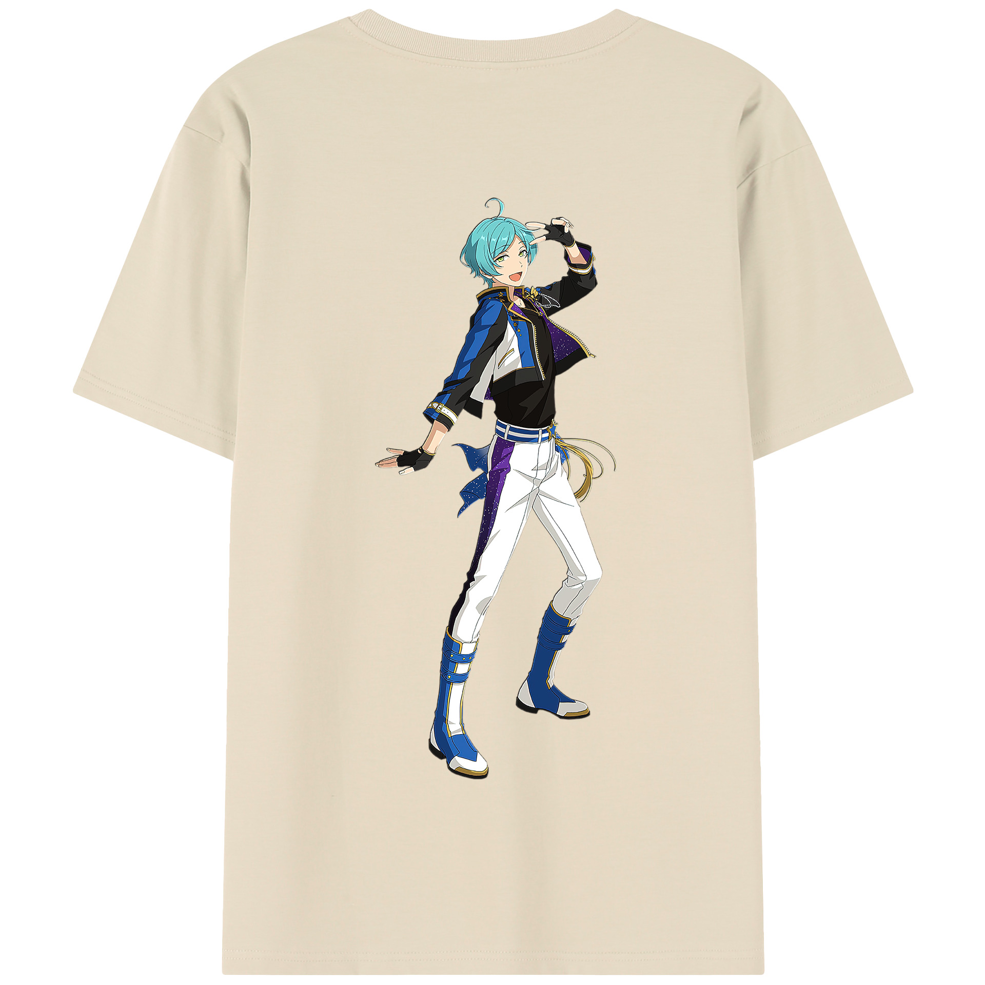 （画像用） あんさんぶるスターズ! Ensemble Stars 綿100％半袖Tシャツ（背面プリント）