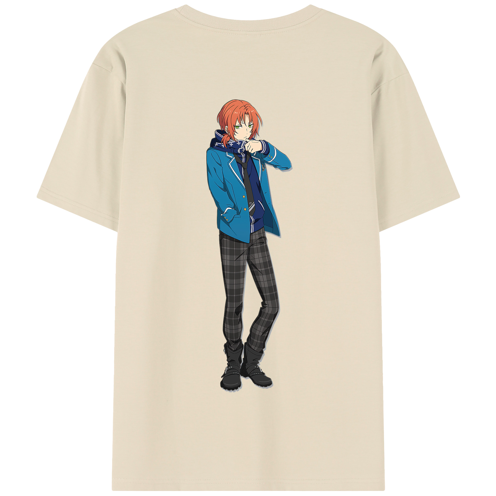 （画像用） あんさんぶるスターズ! Ensemble Stars 綿100％半袖Tシャツ（背面プリント）