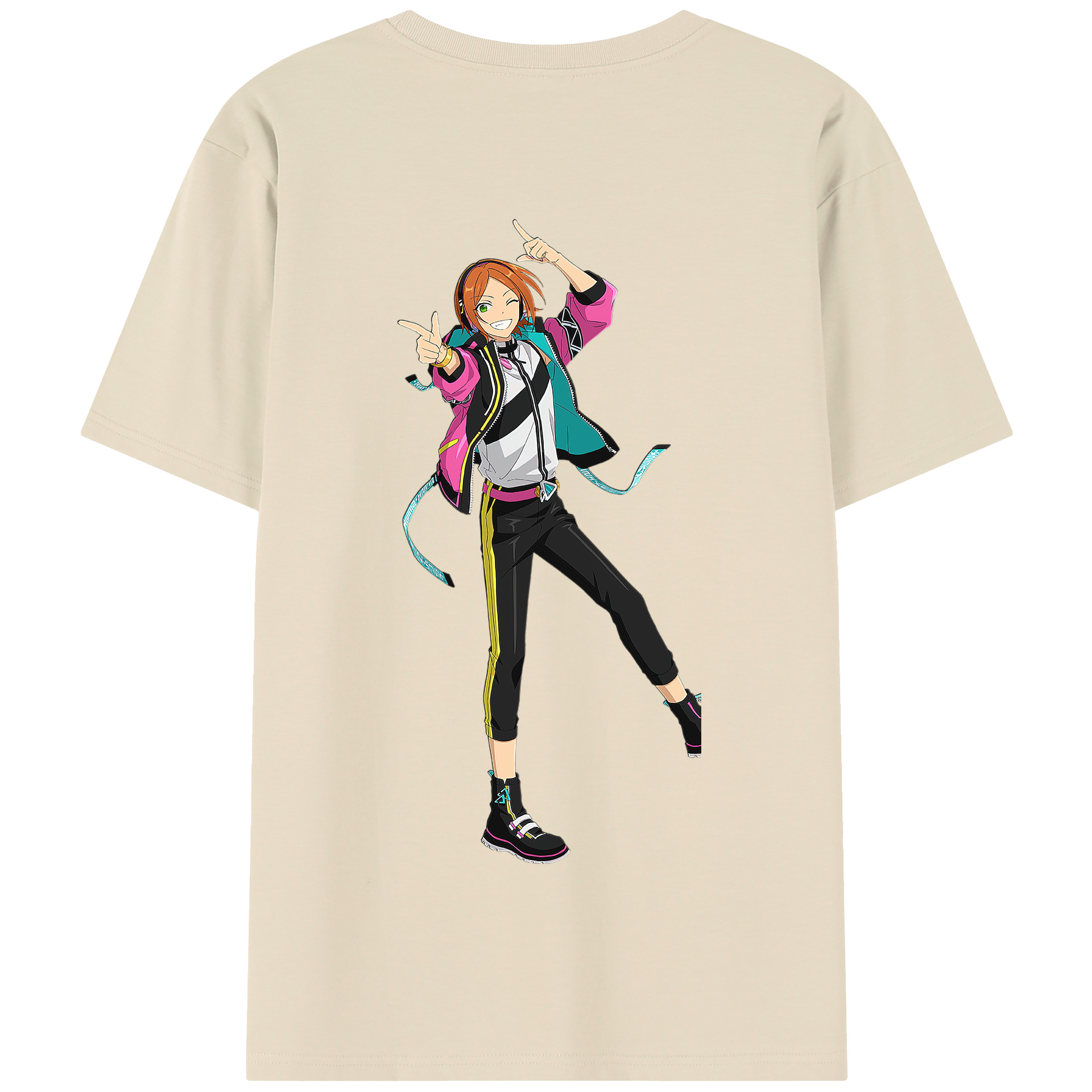 （画像用） あんさんぶるスターズ! Ensemble Stars 綿100％半袖Tシャツ（背面プリント）