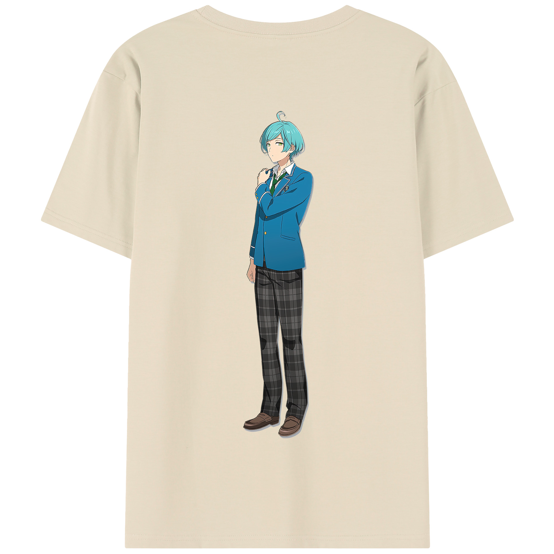 （画像用） あんさんぶるスターズ! Ensemble Stars 綿100％半袖Tシャツ（背面プリント）