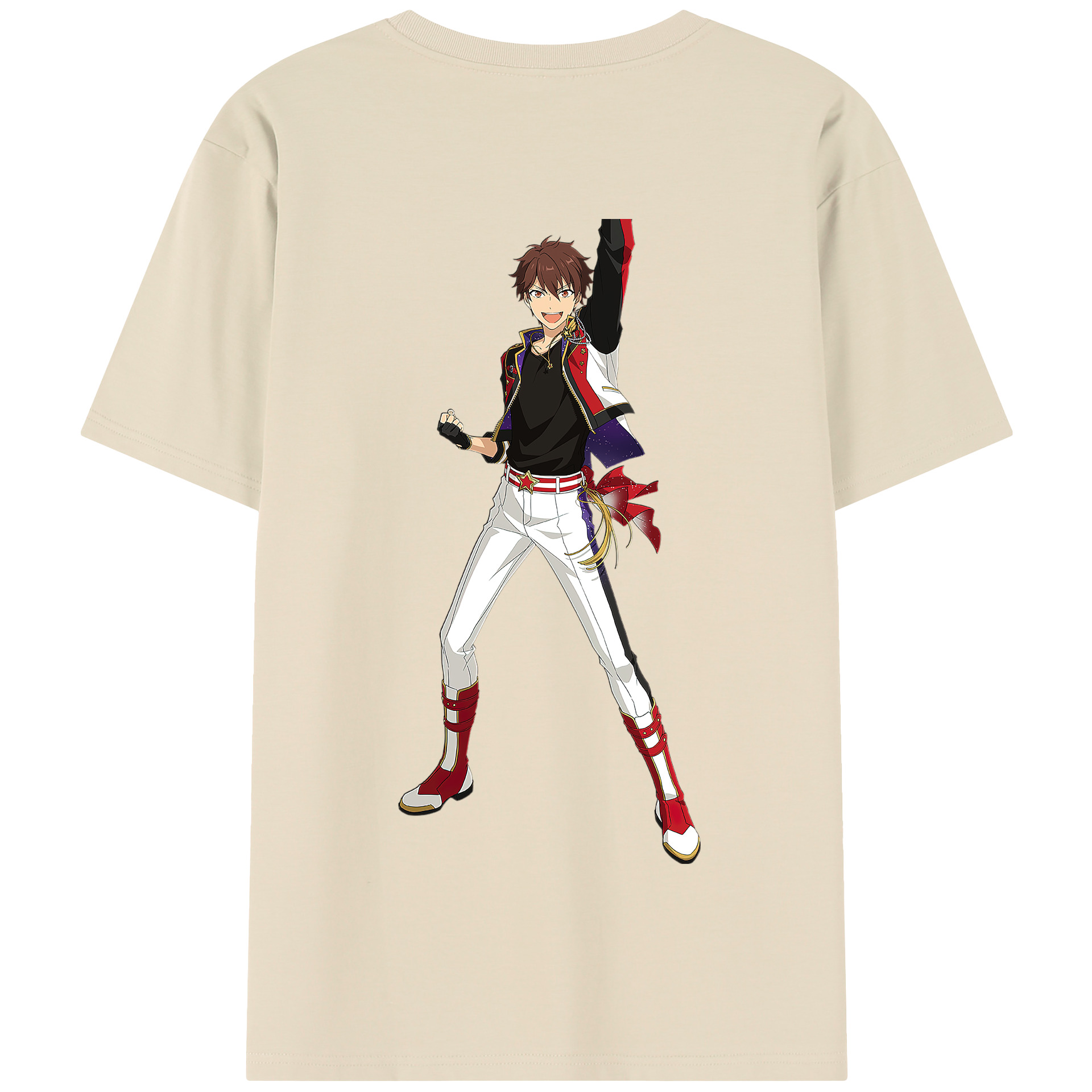 （画像用） あんさんぶるスターズ! Ensemble Stars 綿100％半袖Tシャツ（背面プリント）