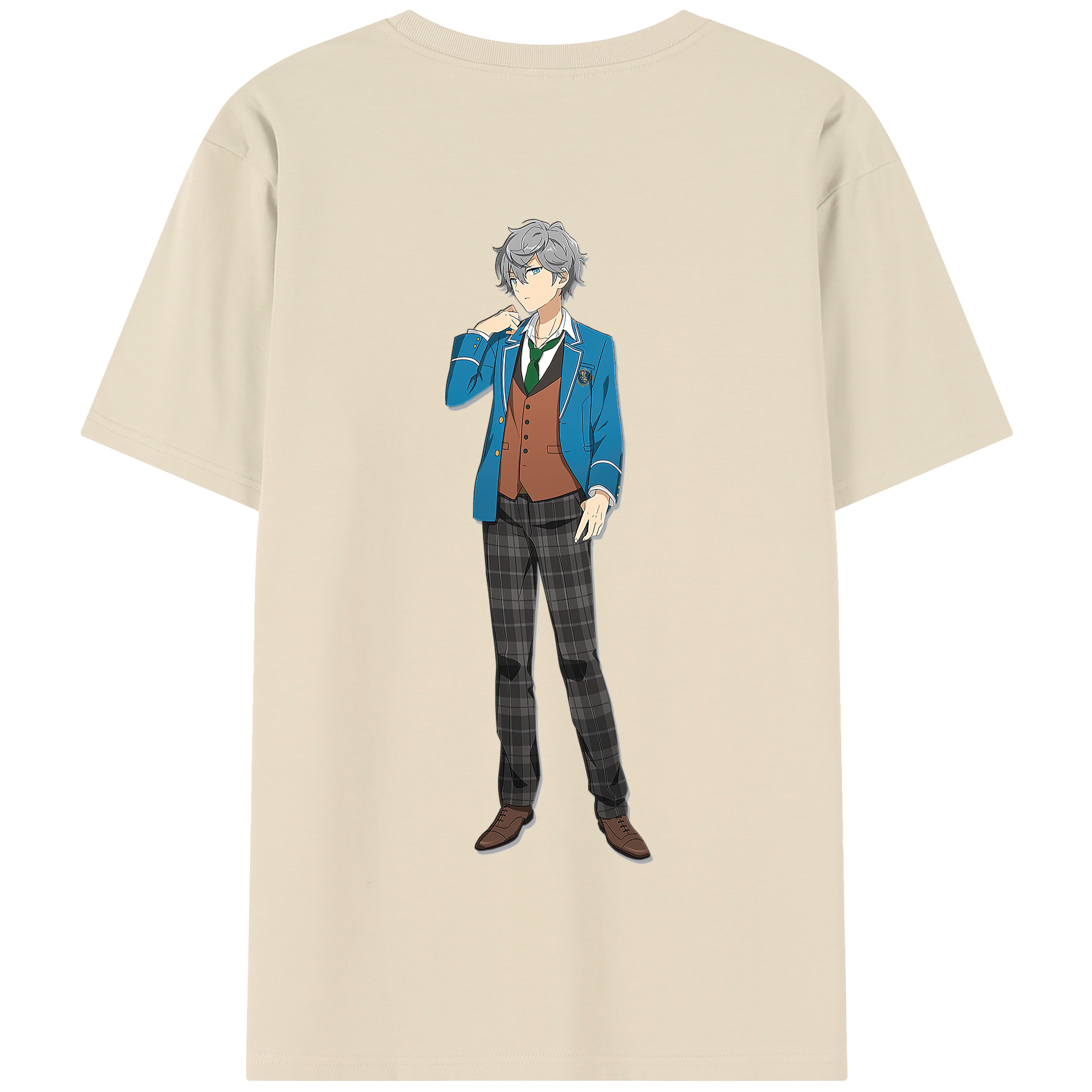 （画像用） あんさんぶるスターズ! Ensemble Stars 綿100％半袖Tシャツ（背面プリント）