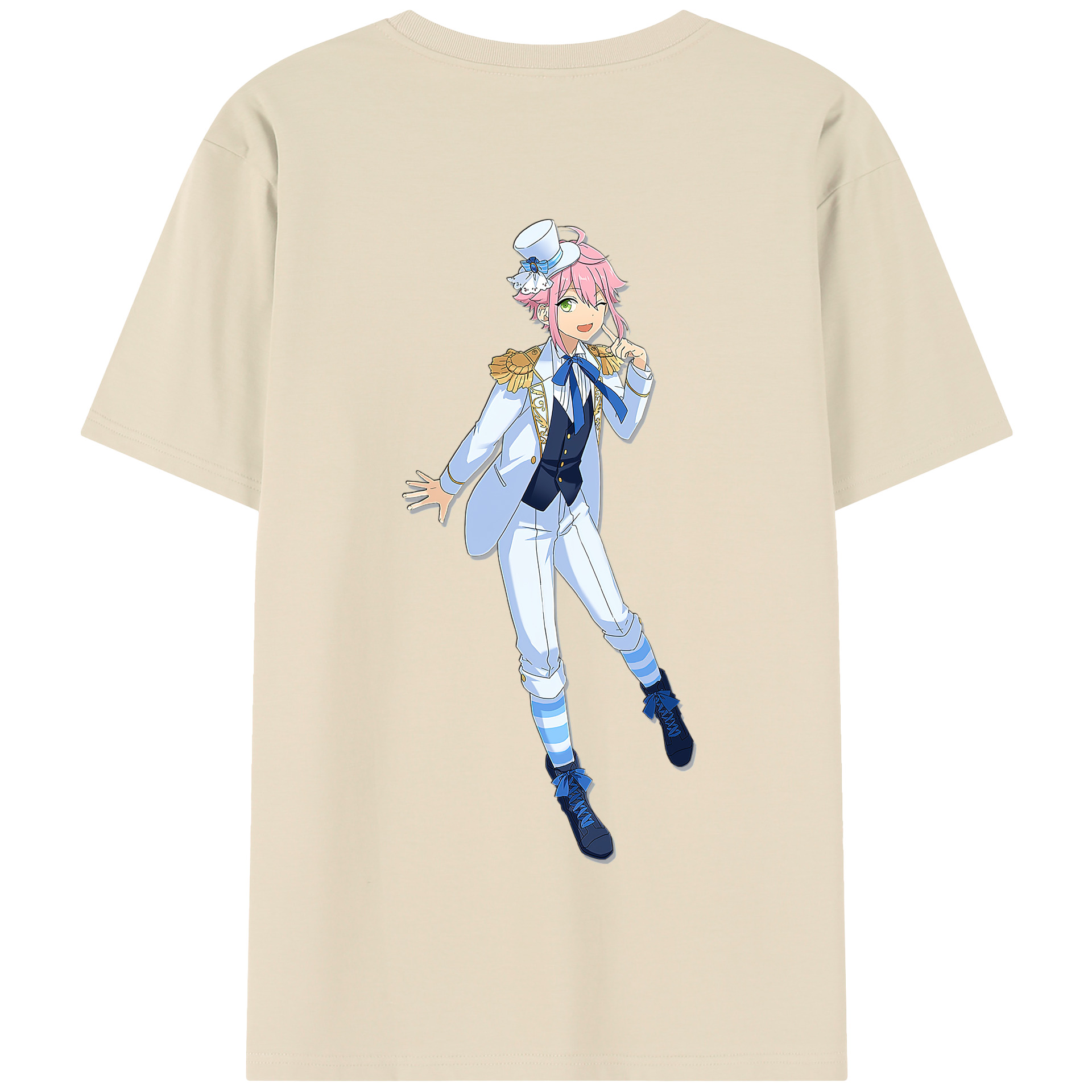（画像用） あんさんぶるスターズ! Ensemble Stars 綿100％半袖Tシャツ（背面プリント）