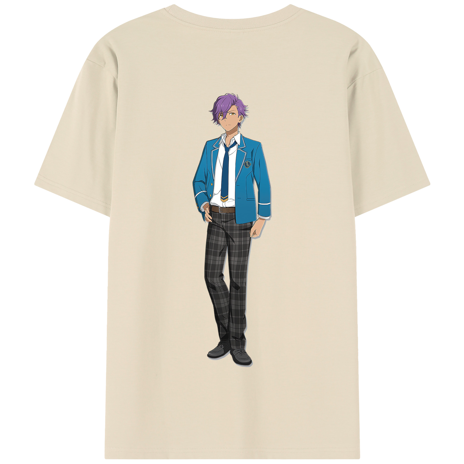 （画像用） あんさんぶるスターズ! Ensemble Stars 綿100％半袖Tシャツ（背面プリント）