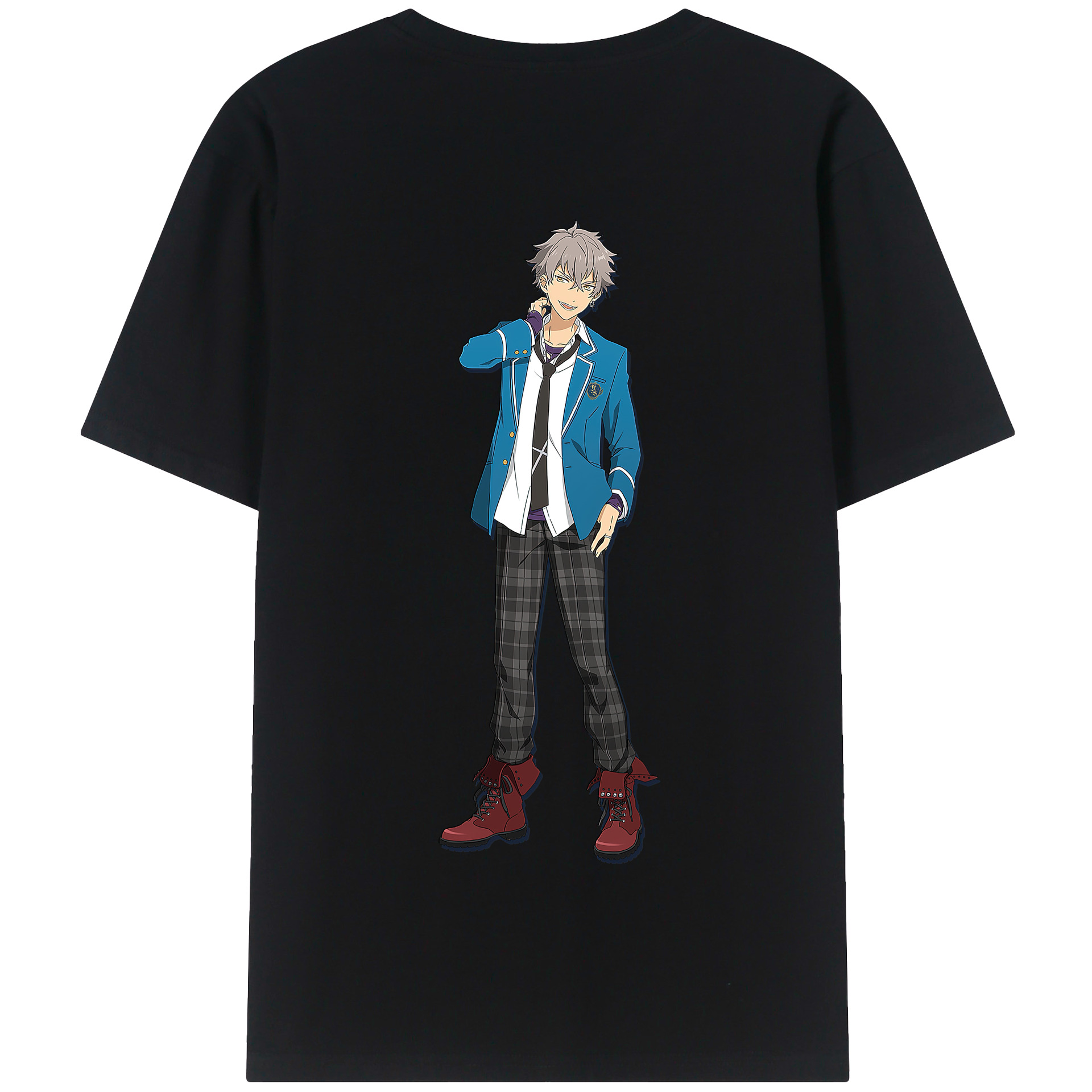 （画像用） あんさんぶるスターズ! Ensemble Stars 綿100％半袖Tシャツ（背面プリント）