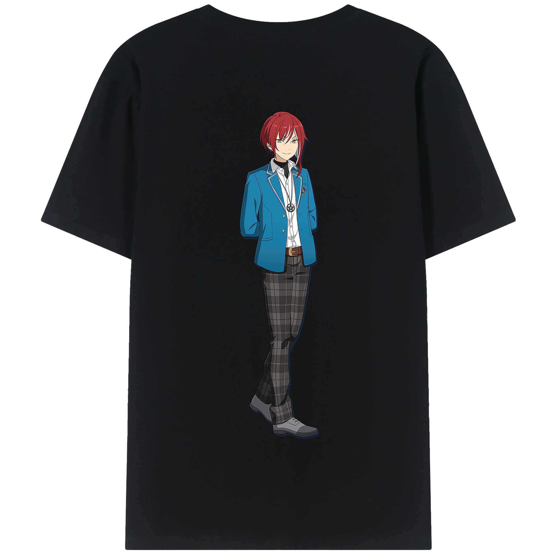 （画像用） あんさんぶるスターズ! Ensemble Stars 綿100％半袖Tシャツ（背面プリント）