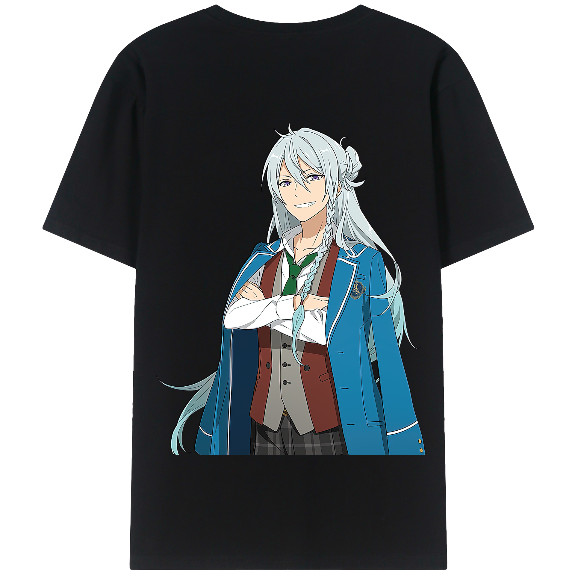 （画像用） あんさんぶるスターズ! Ensemble Stars 綿100％半袖Tシャツ（背面プリント）