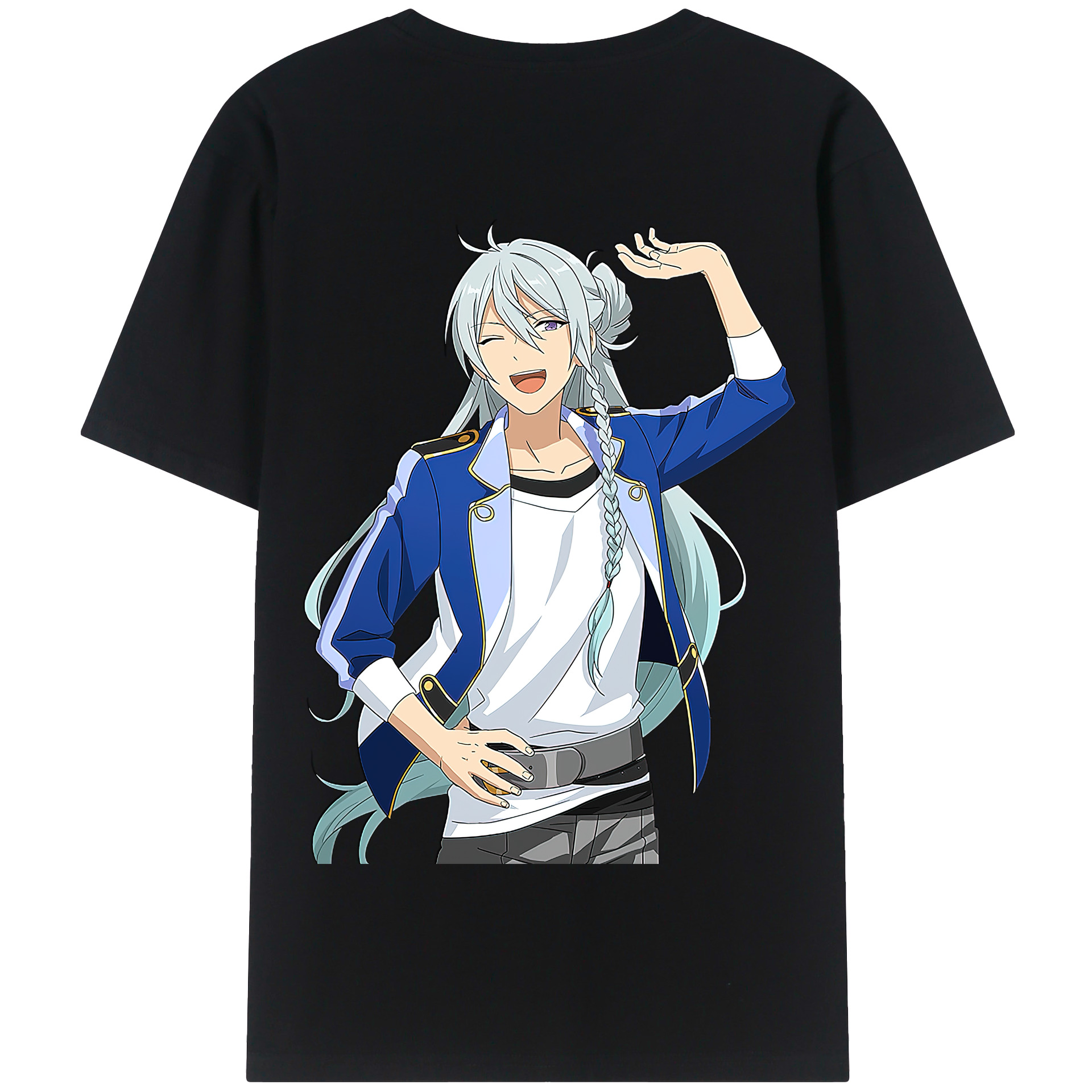 （画像用） あんさんぶるスターズ! Ensemble Stars 綿100％半袖Tシャツ（背面プリント）