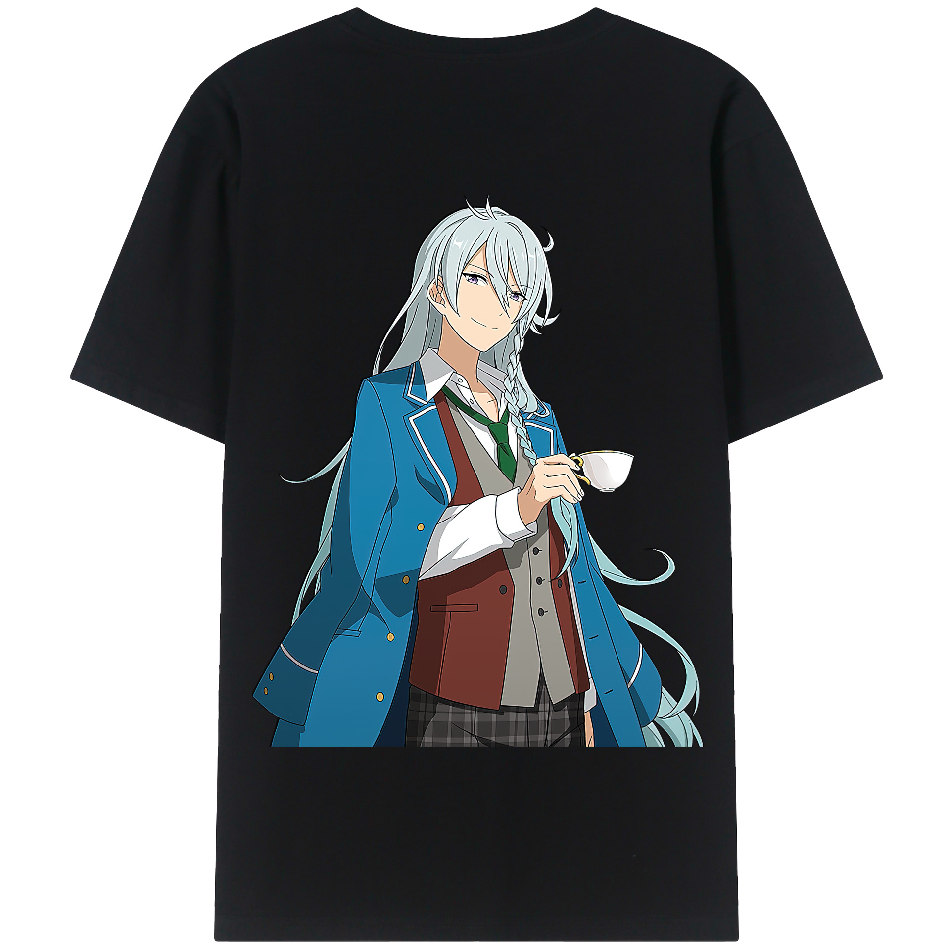 （画像用） あんさんぶるスターズ! Ensemble Stars 綿100％半袖Tシャツ（背面プリント）