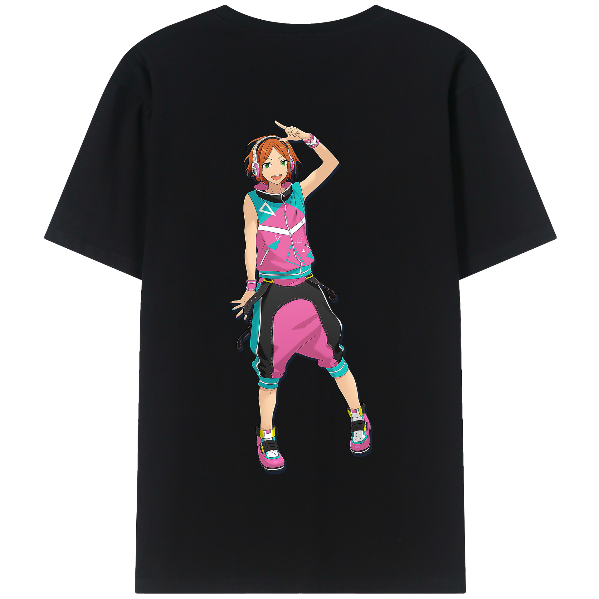 （画像用） あんさんぶるスターズ! Ensemble Stars 綿100％半袖Tシャツ（背面プリント）