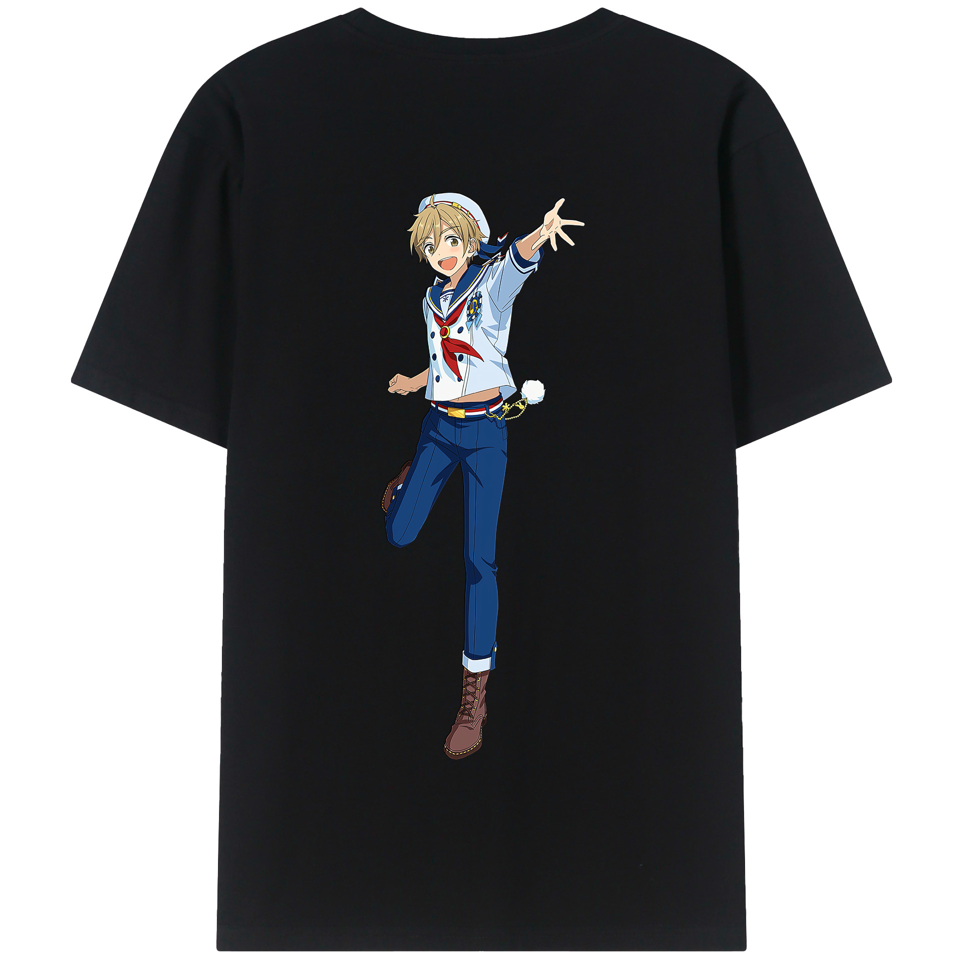 （画像用） あんさんぶるスターズ! Ensemble Stars 綿100％半袖Tシャツ（背面プリント）