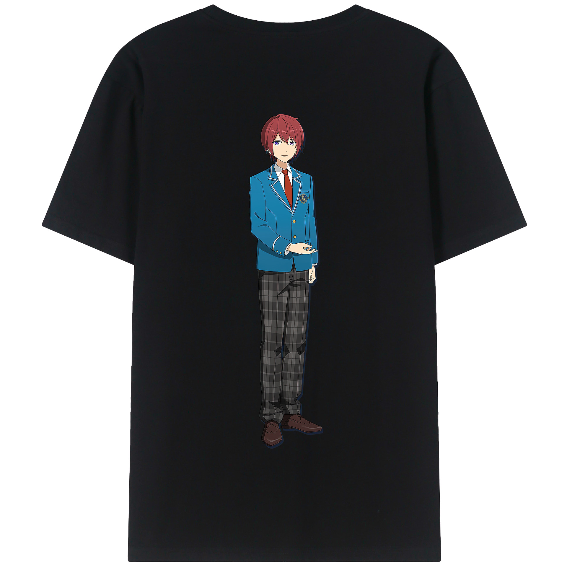 （画像用） あんさんぶるスターズ! Ensemble Stars 綿100％半袖Tシャツ（背面プリント）