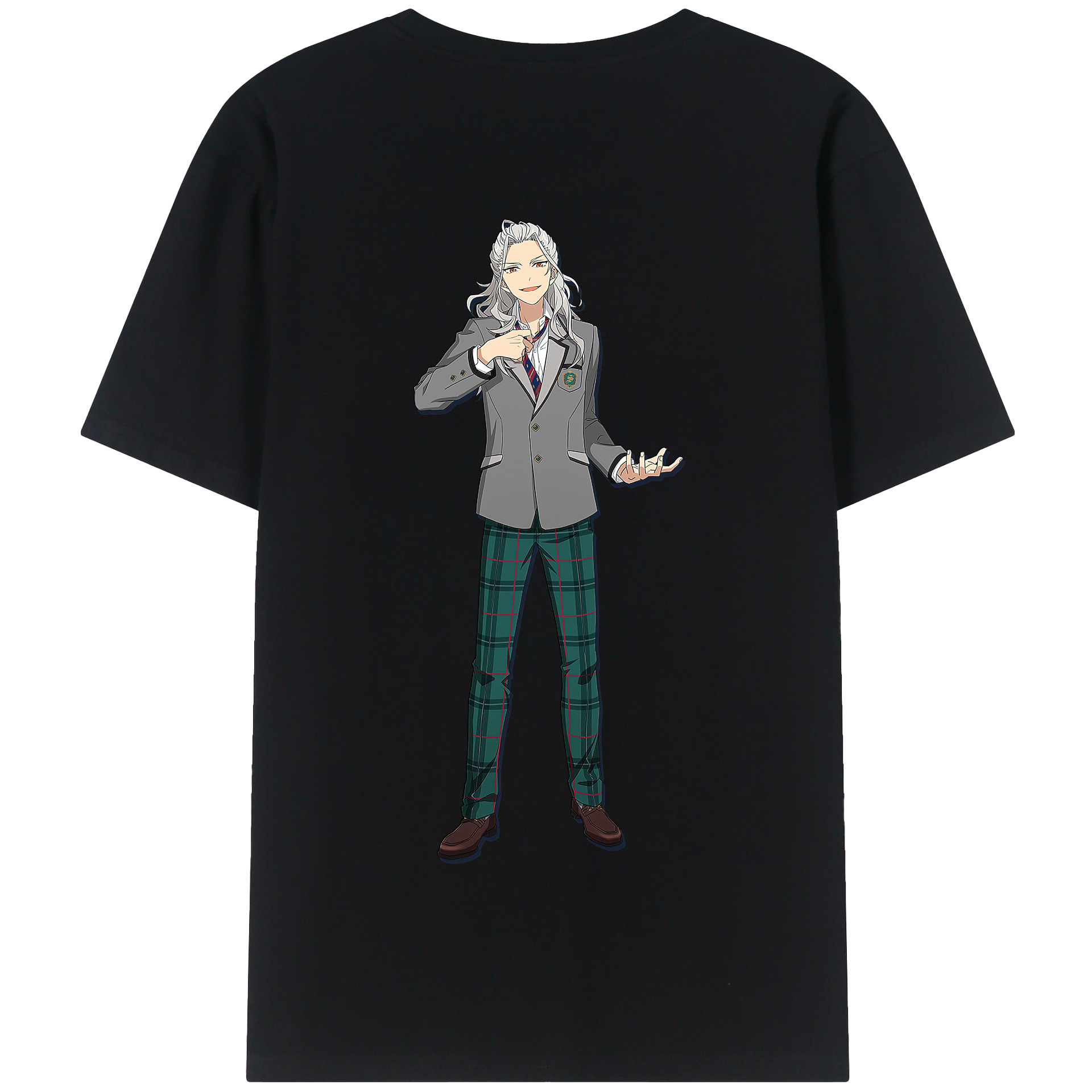 （画像用） あんさんぶるスターズ! Ensemble Stars 綿100％半袖Tシャツ（背面プリント）