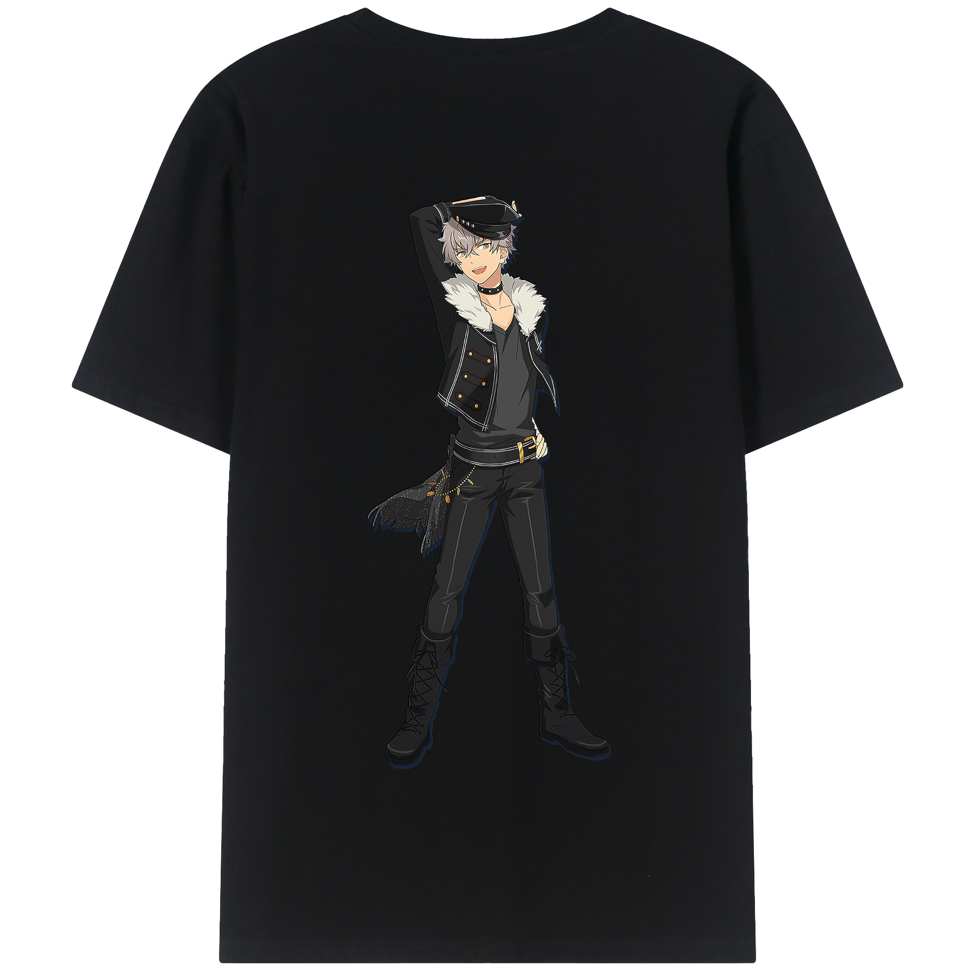 （画像用） あんさんぶるスターズ! Ensemble Stars 綿100％半袖Tシャツ（背面プリント）