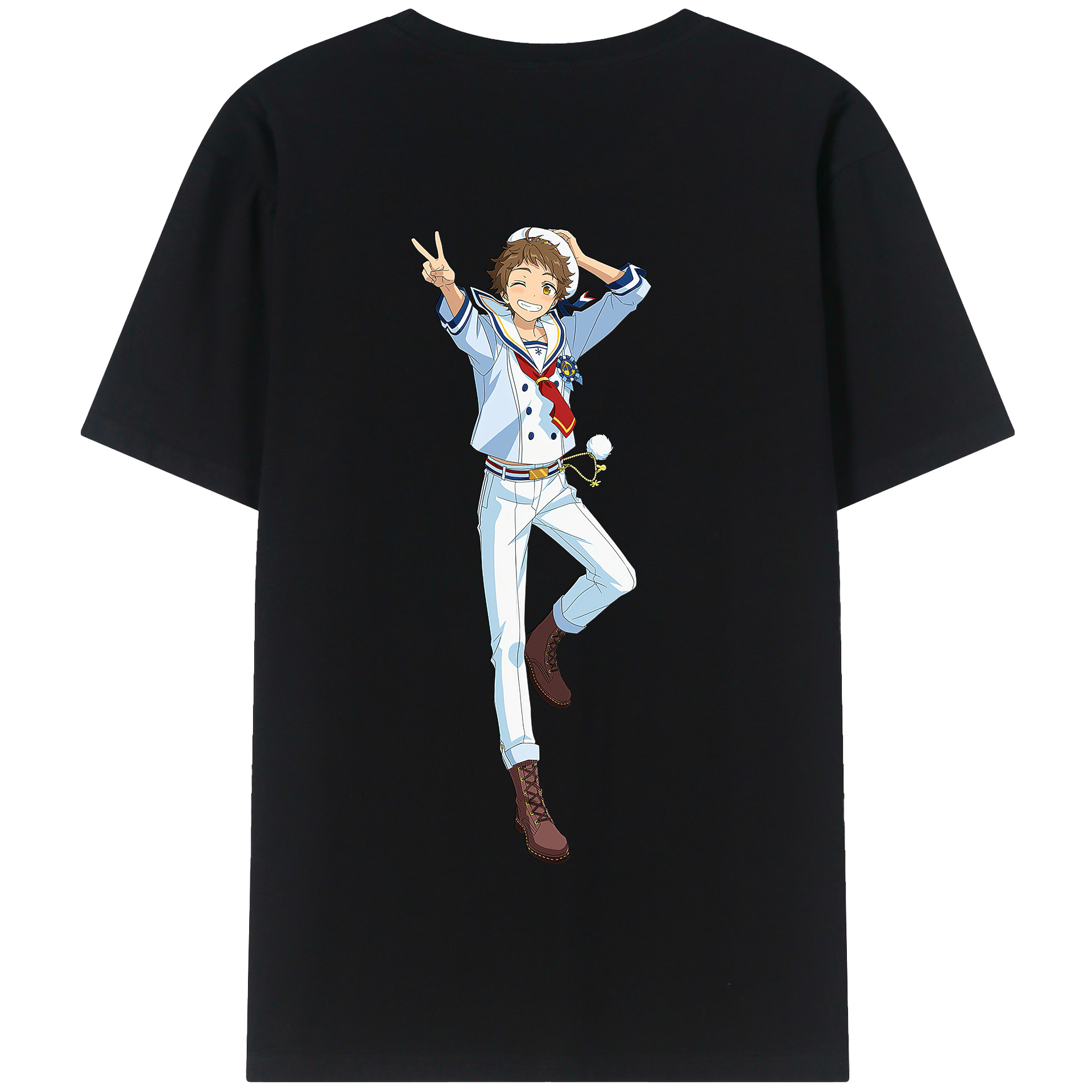 （画像用） あんさんぶるスターズ! Ensemble Stars 綿100％半袖Tシャツ（背面プリント）