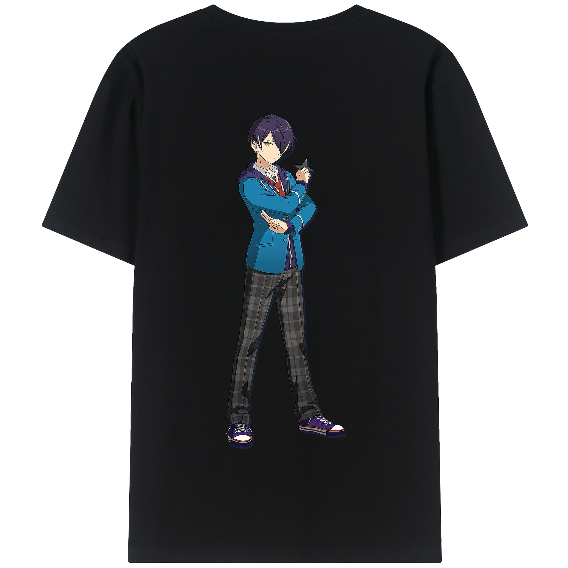 （画像用） あんさんぶるスターズ! Ensemble Stars 綿100％半袖Tシャツ（背面プリント）