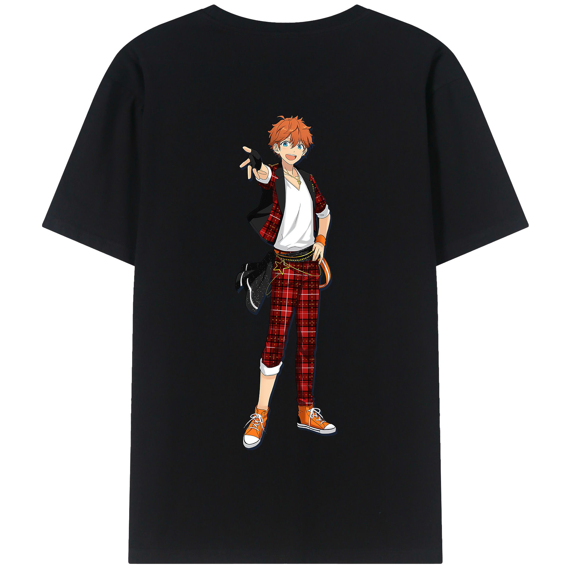 （画像用） あんさんぶるスターズ! Ensemble Stars 綿100％半袖Tシャツ（背面プリント）