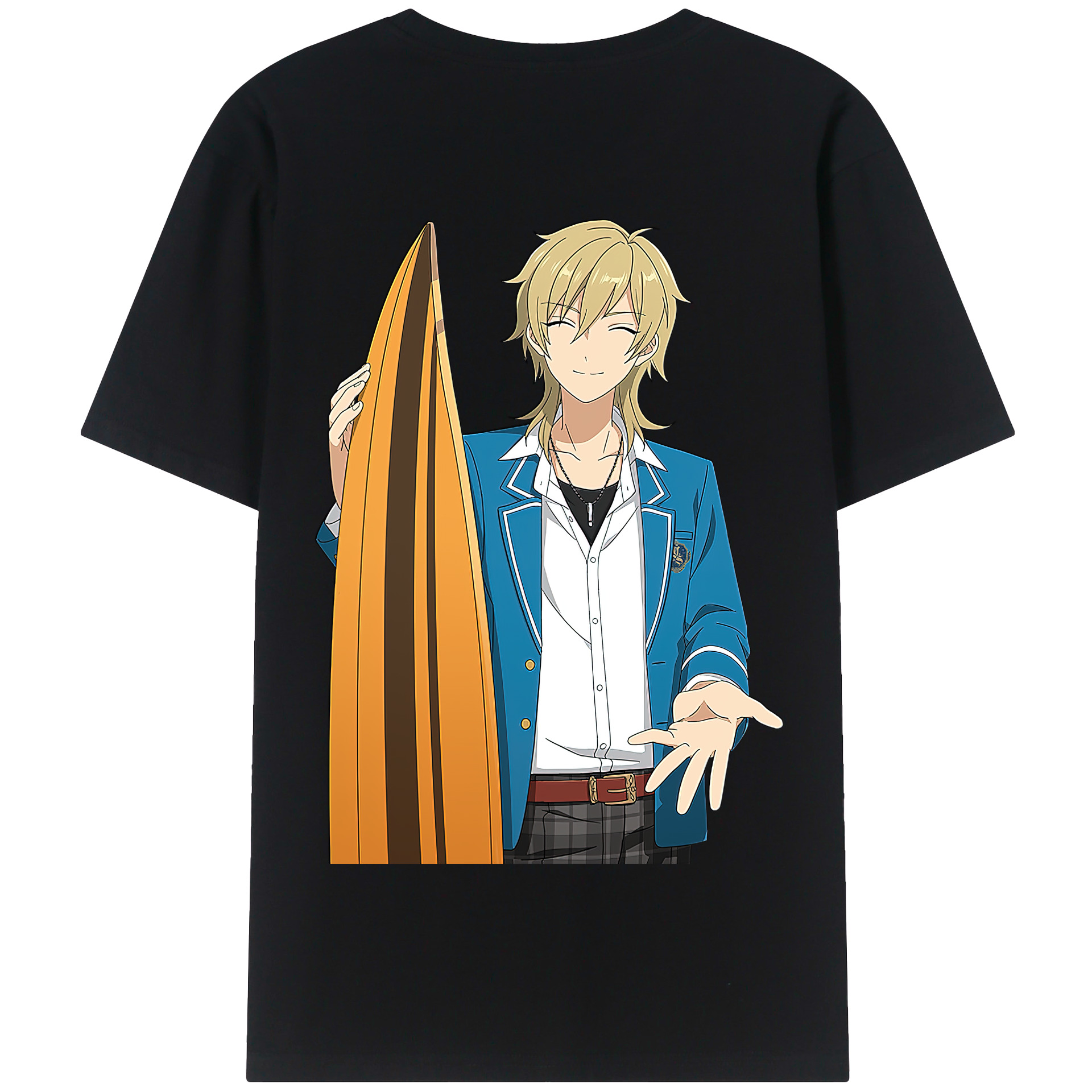 （画像用） あんさんぶるスターズ! Ensemble Stars 綿100％半袖Tシャツ（背面プリント）