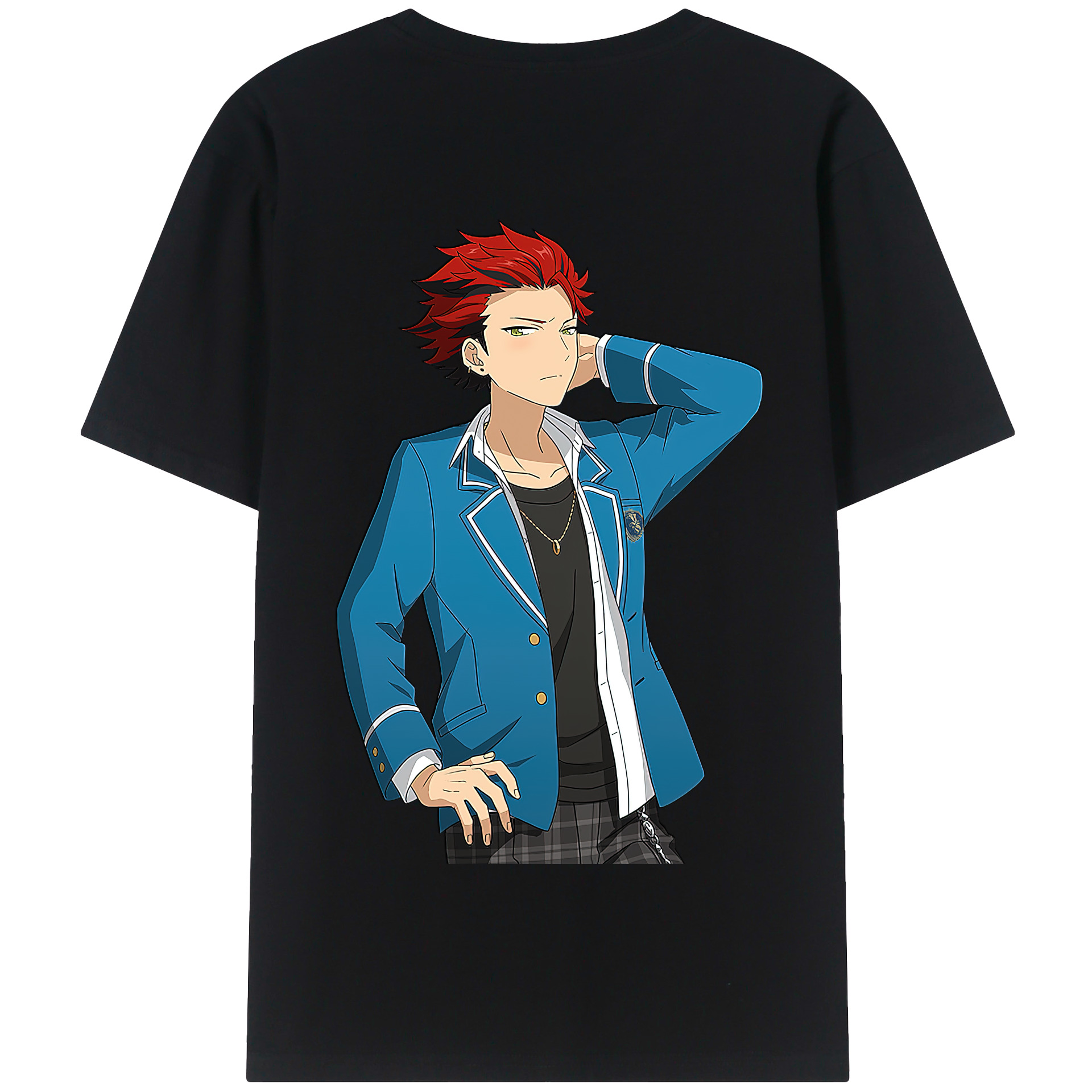 （画像用） あんさんぶるスターズ! Ensemble Stars 綿100％半袖Tシャツ（背面プリント）