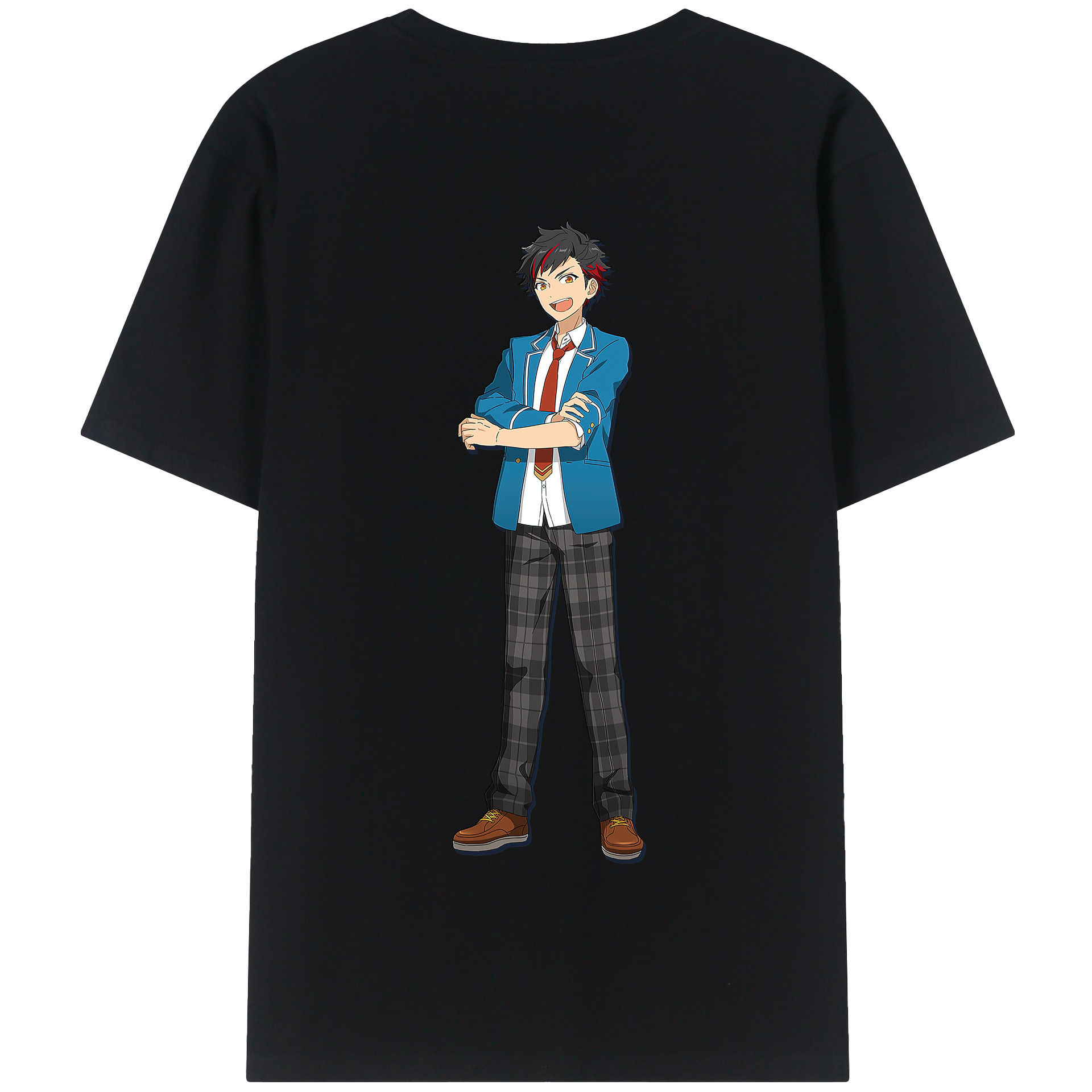 （画像用） あんさんぶるスターズ! Ensemble Stars 綿100％半袖Tシャツ（背面プリント）