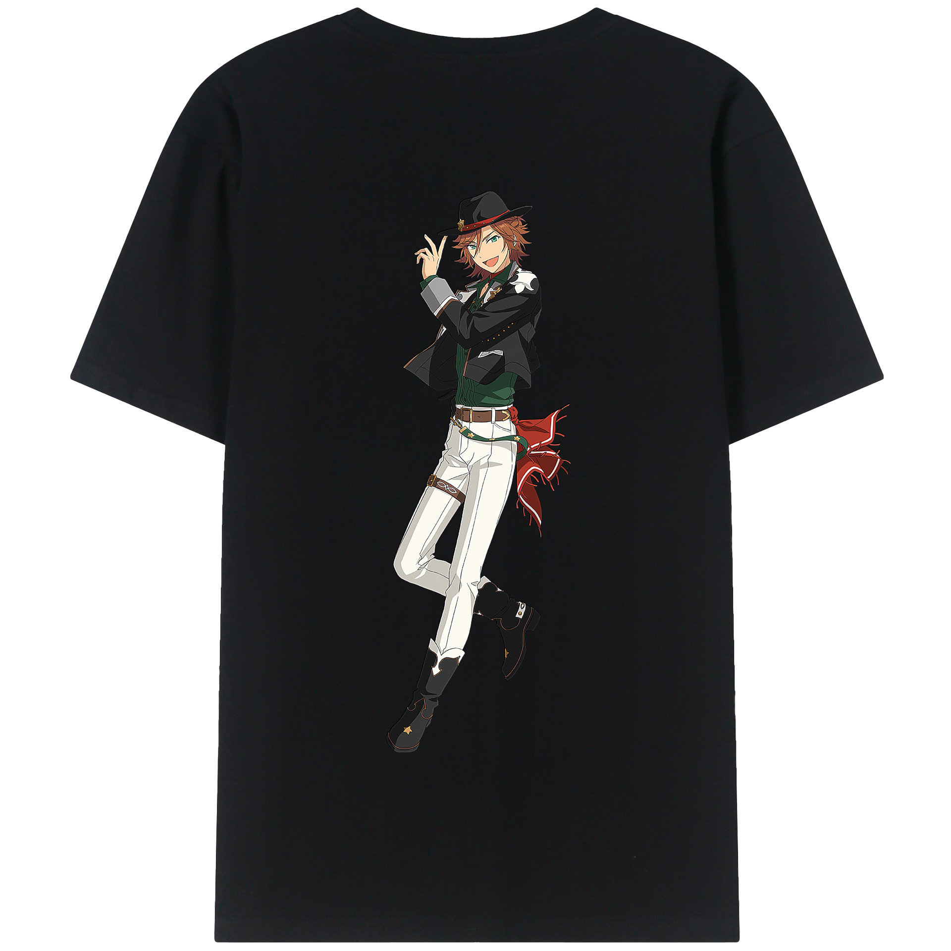 （画像用） あんさんぶるスターズ! Ensemble Stars 綿100％半袖Tシャツ（背面プリント）