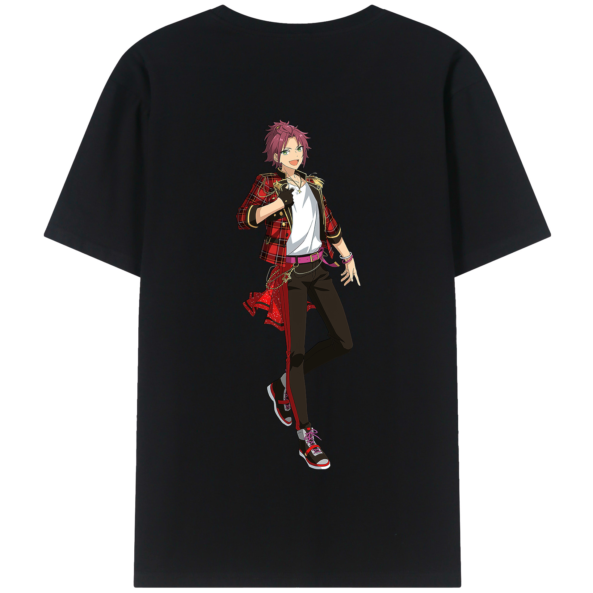 （画像用） あんさんぶるスターズ! Ensemble Stars 綿100％半袖Tシャツ（背面プリント）