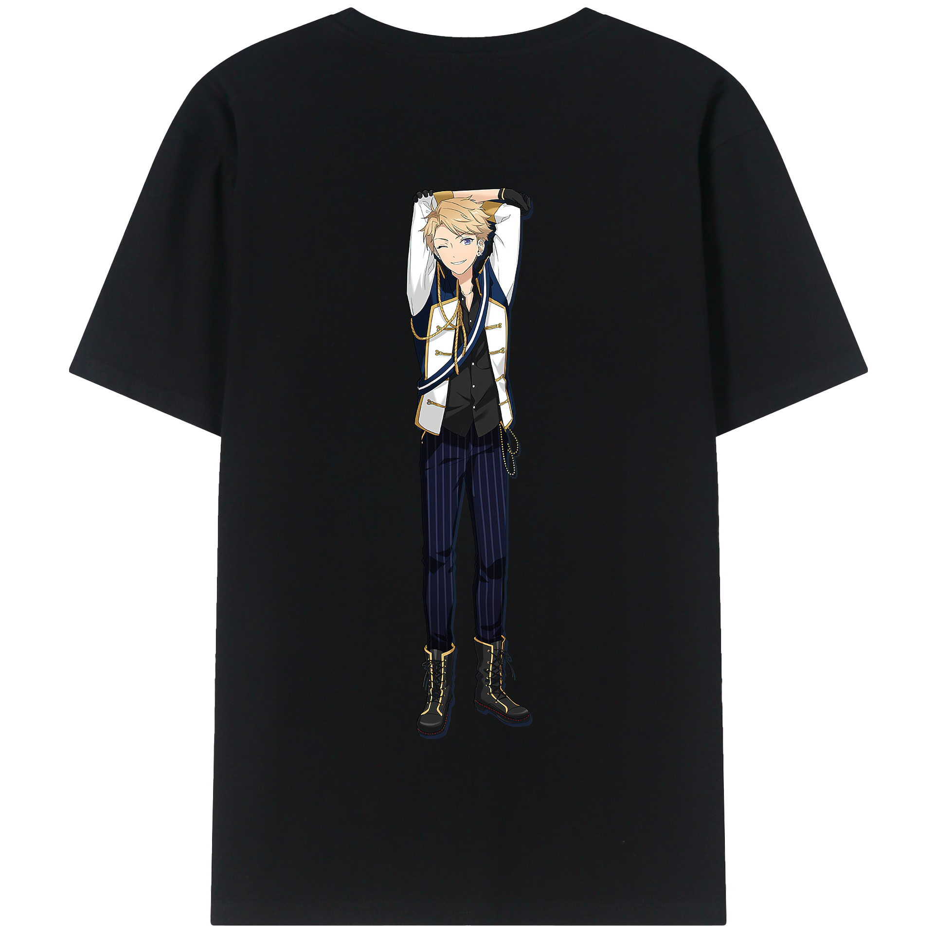 （画像用） あんさんぶるスターズ! Ensemble Stars 綿100％半袖Tシャツ（背面プリント）