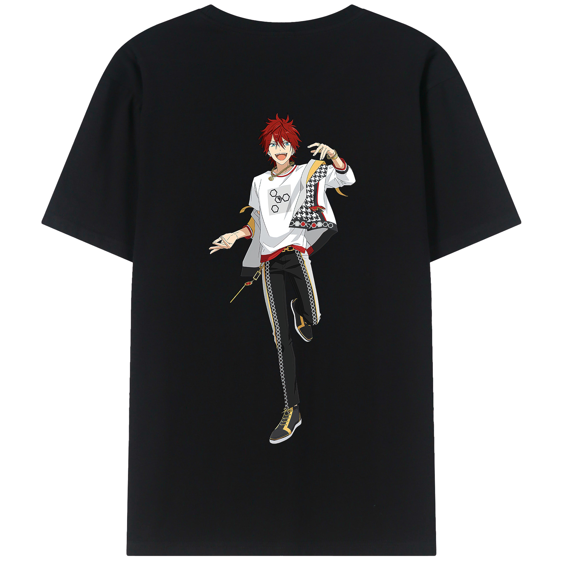 （画像用） あんさんぶるスターズ! Ensemble Stars 綿100％半袖Tシャツ（背面プリント）