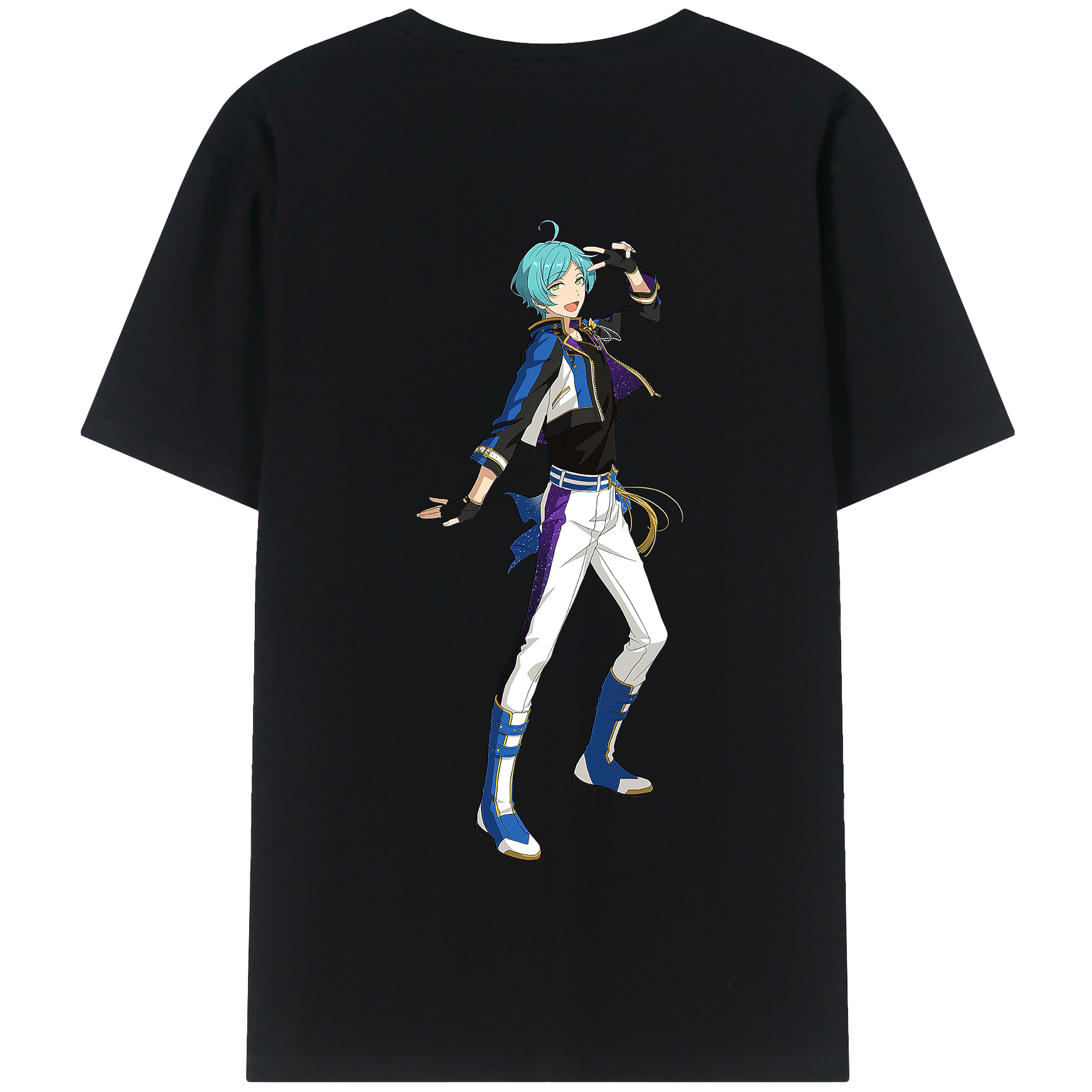 （画像用） あんさんぶるスターズ! Ensemble Stars 綿100％半袖Tシャツ（背面プリント）