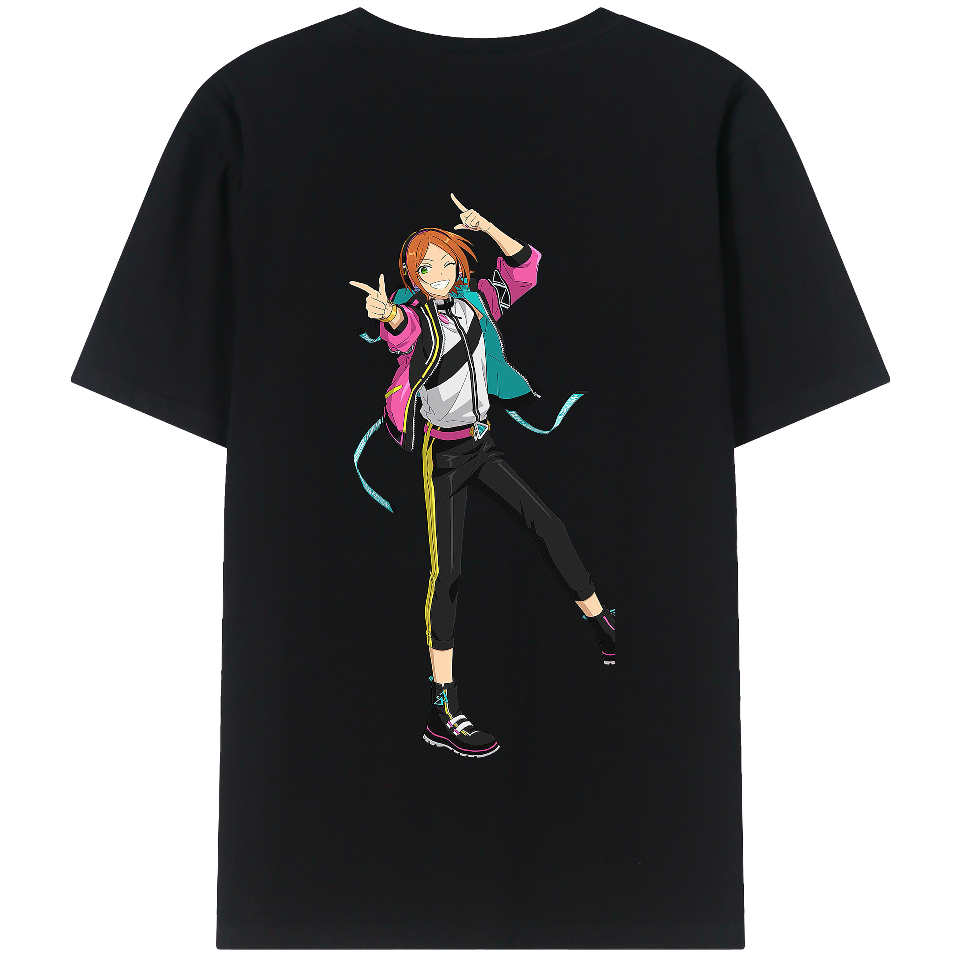 （画像用） あんさんぶるスターズ! Ensemble Stars 綿100％半袖Tシャツ（背面プリント）
