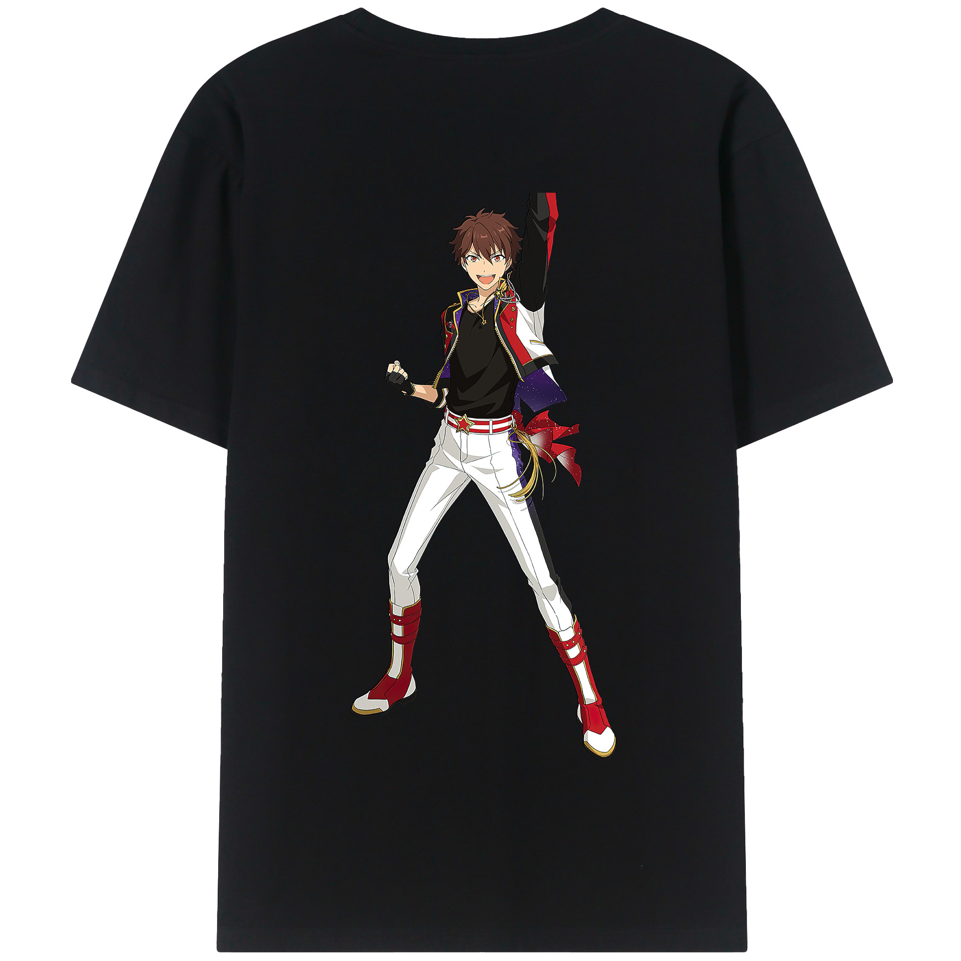 （画像用） あんさんぶるスターズ! Ensemble Stars 綿100％半袖Tシャツ（背面プリント）