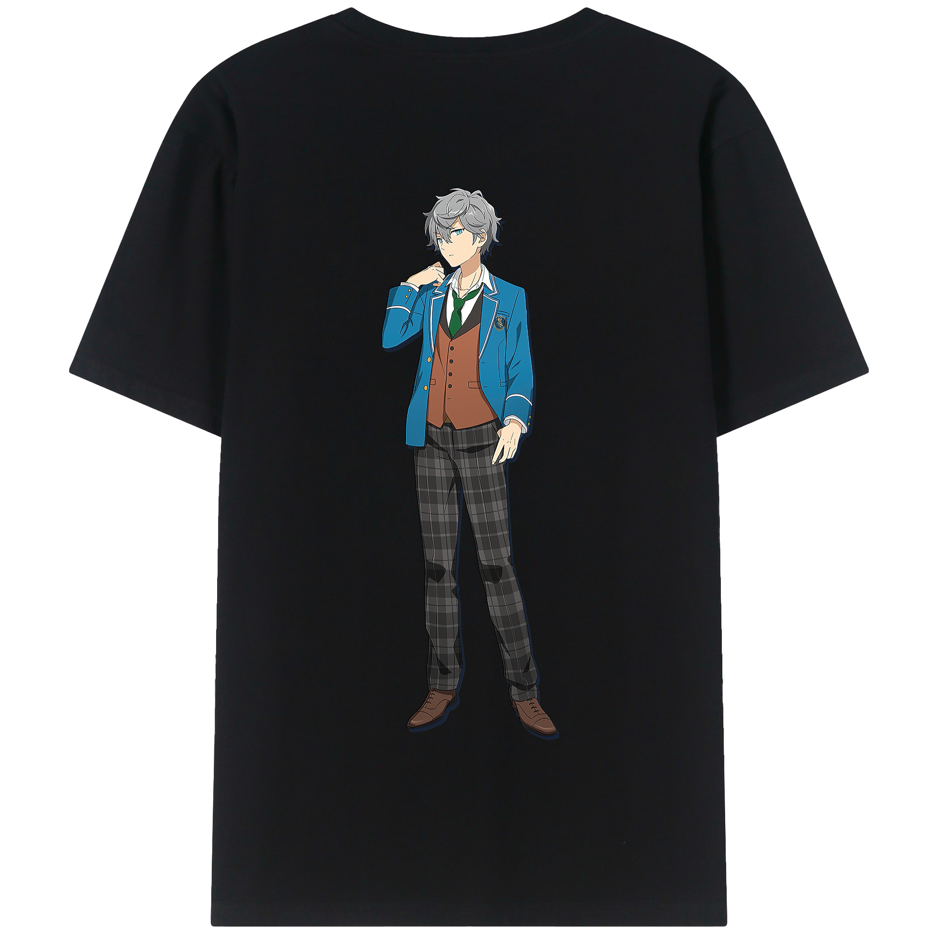 （画像用） あんさんぶるスターズ! Ensemble Stars 綿100％半袖Tシャツ（背面プリント）