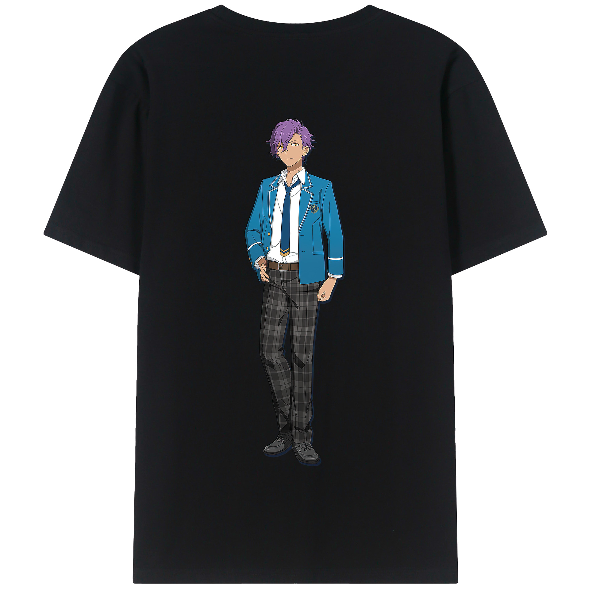 （画像用） あんさんぶるスターズ! Ensemble Stars 綿100％半袖Tシャツ（背面プリント）