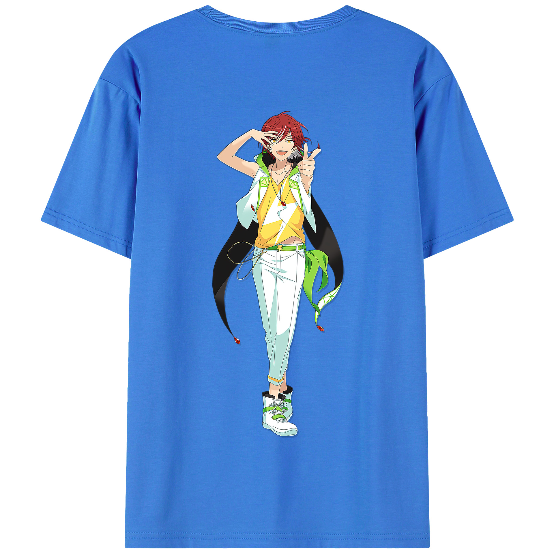 （画像用） あんさんぶるスターズ! Ensemble Stars 綿100％半袖Tシャツ（背面プリント）
