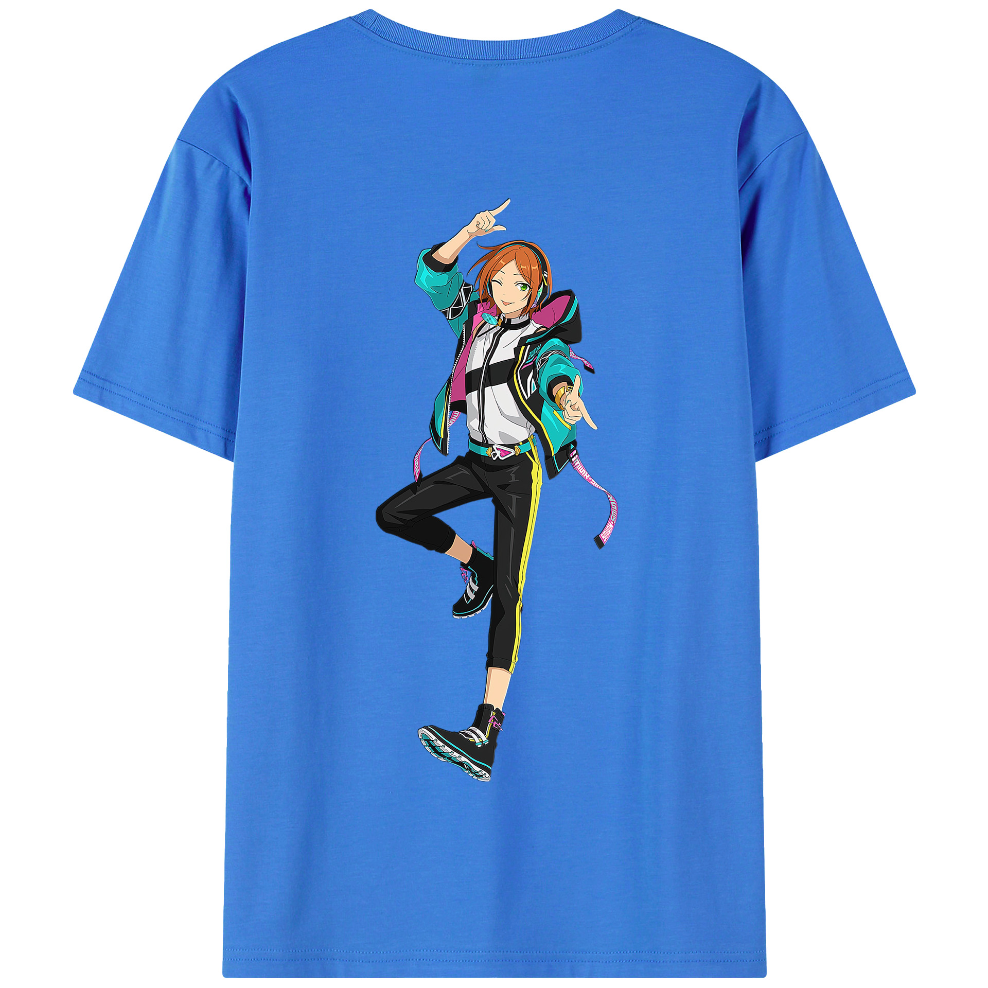 （画像用） あんさんぶるスターズ! Ensemble Stars 綿100％半袖Tシャツ（背面プリント）