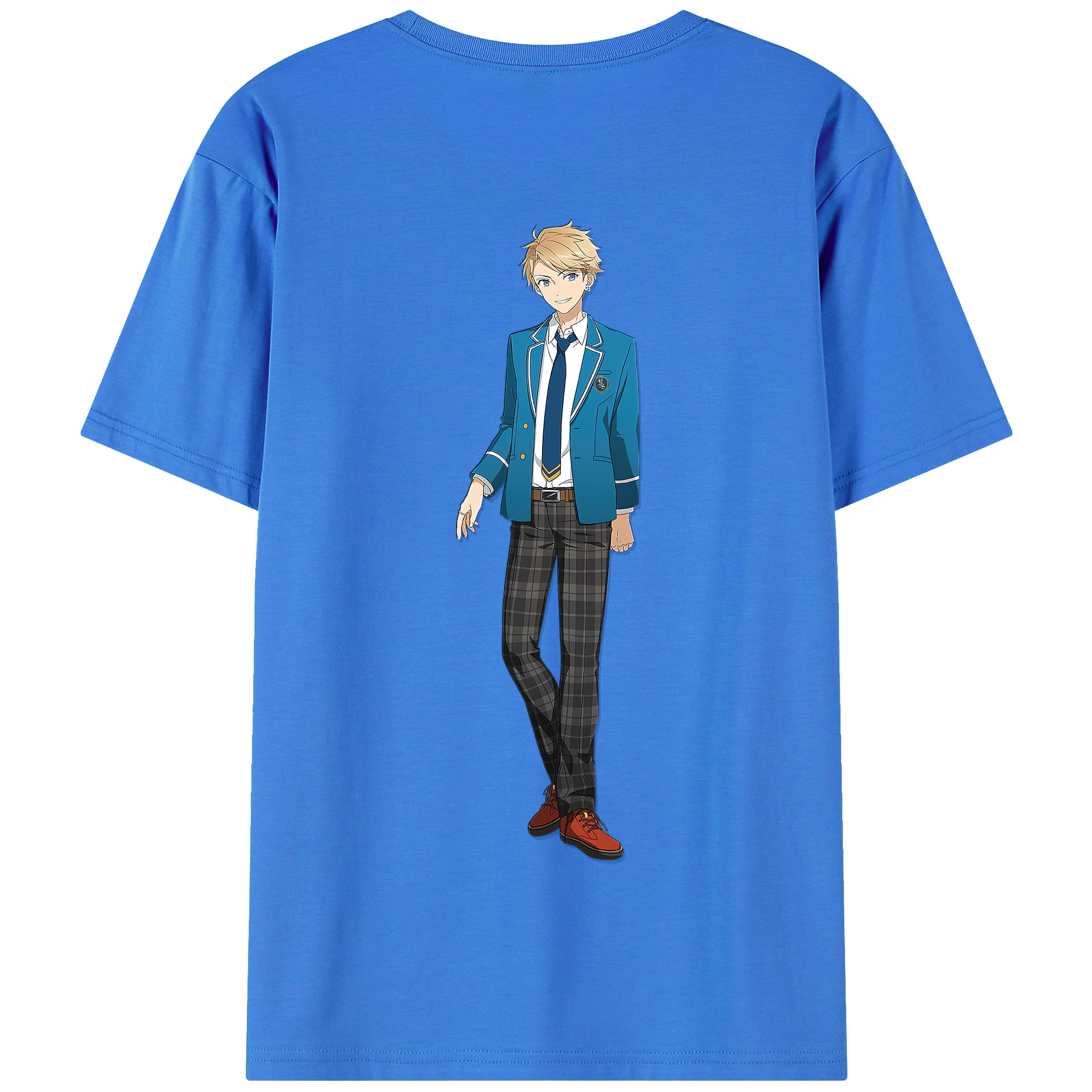 （画像用） あんさんぶるスターズ! Ensemble Stars 綿100％半袖Tシャツ（背面プリント）
