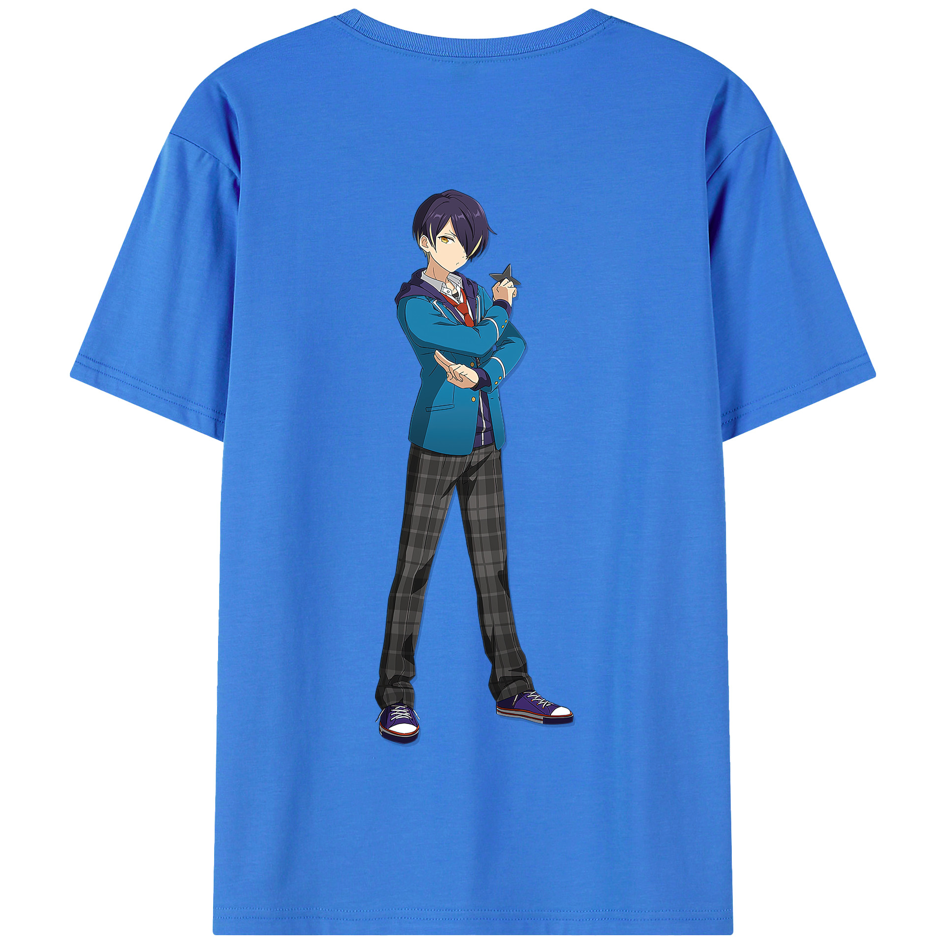 （画像用） あんさんぶるスターズ! Ensemble Stars 綿100％半袖Tシャツ（背面プリント）